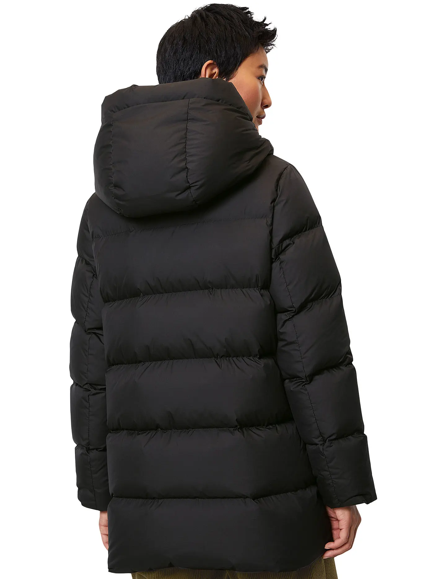 MARC O'POLO | Steppmantel | schwarz
