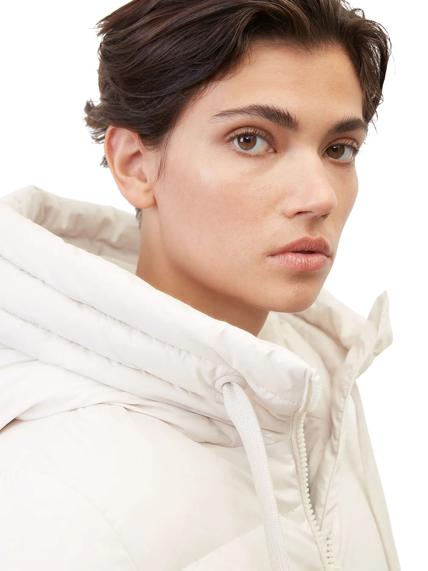 MARC O'POLO | Steppmantel | weiss
