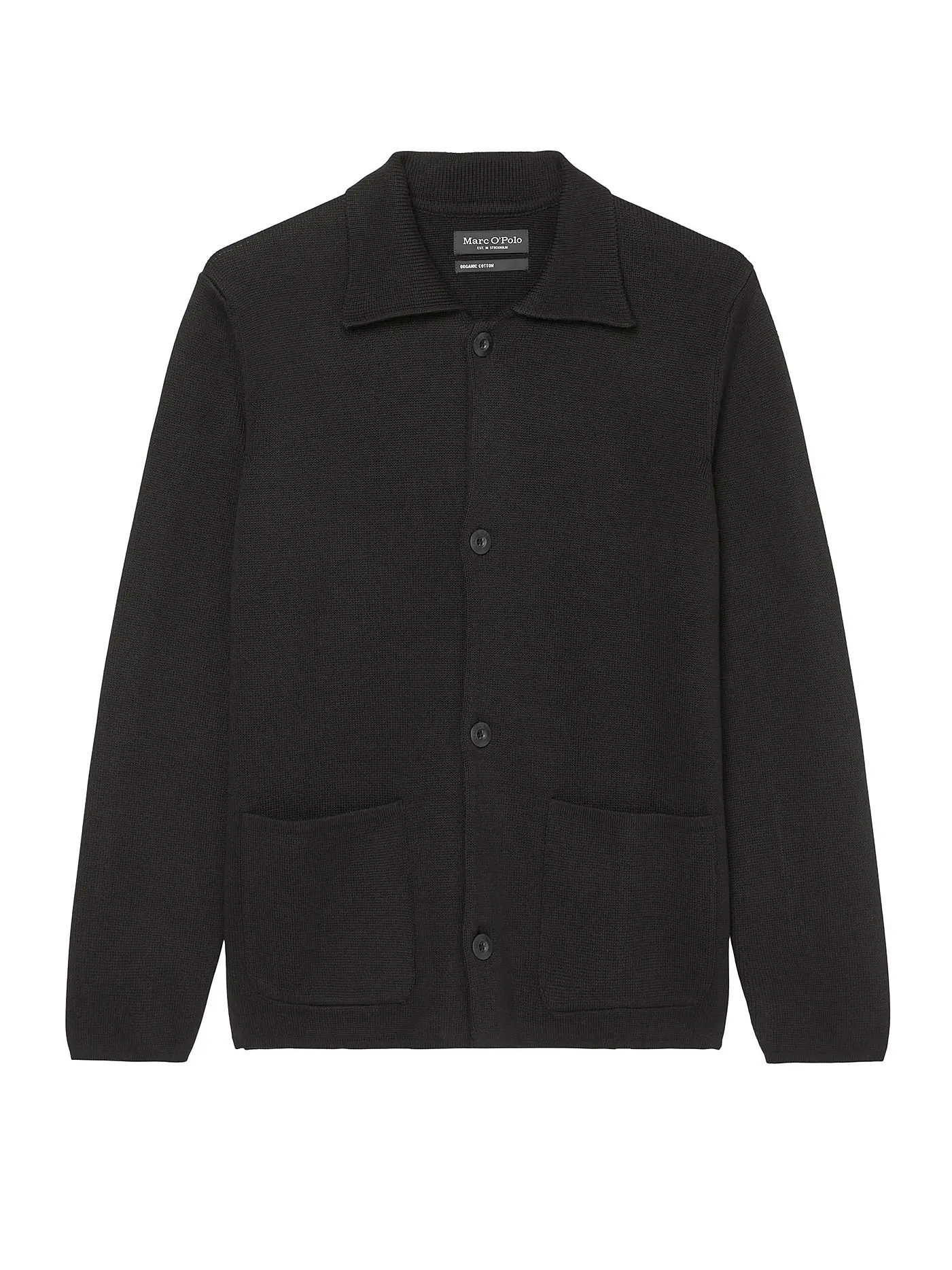 MARC O'POLO | Strickjacke | schwarz