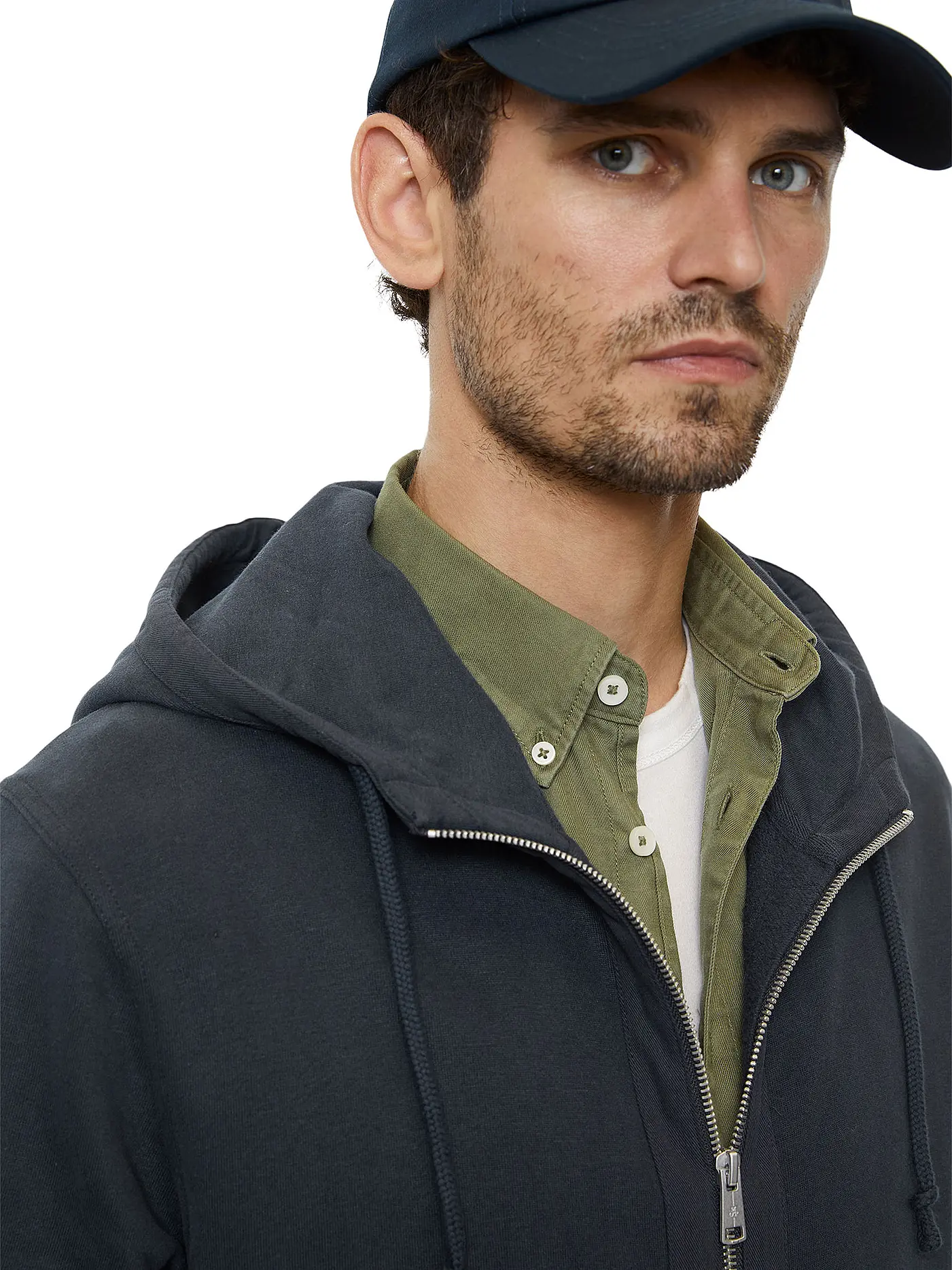 MARC O'POLO | Sweatjacke | dunkelblau
