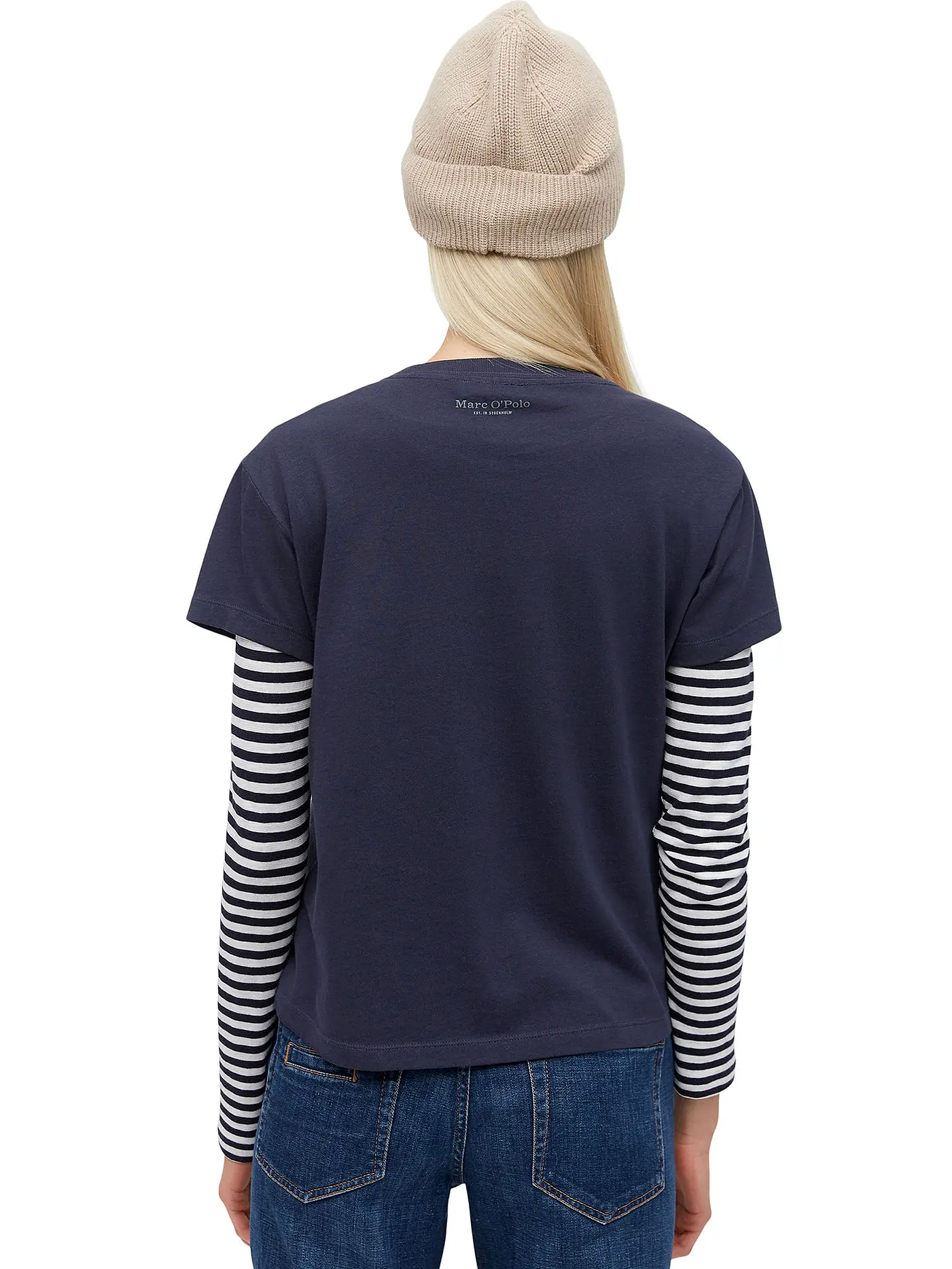 MARC O'POLO | T-Shirt  | dunkelblau