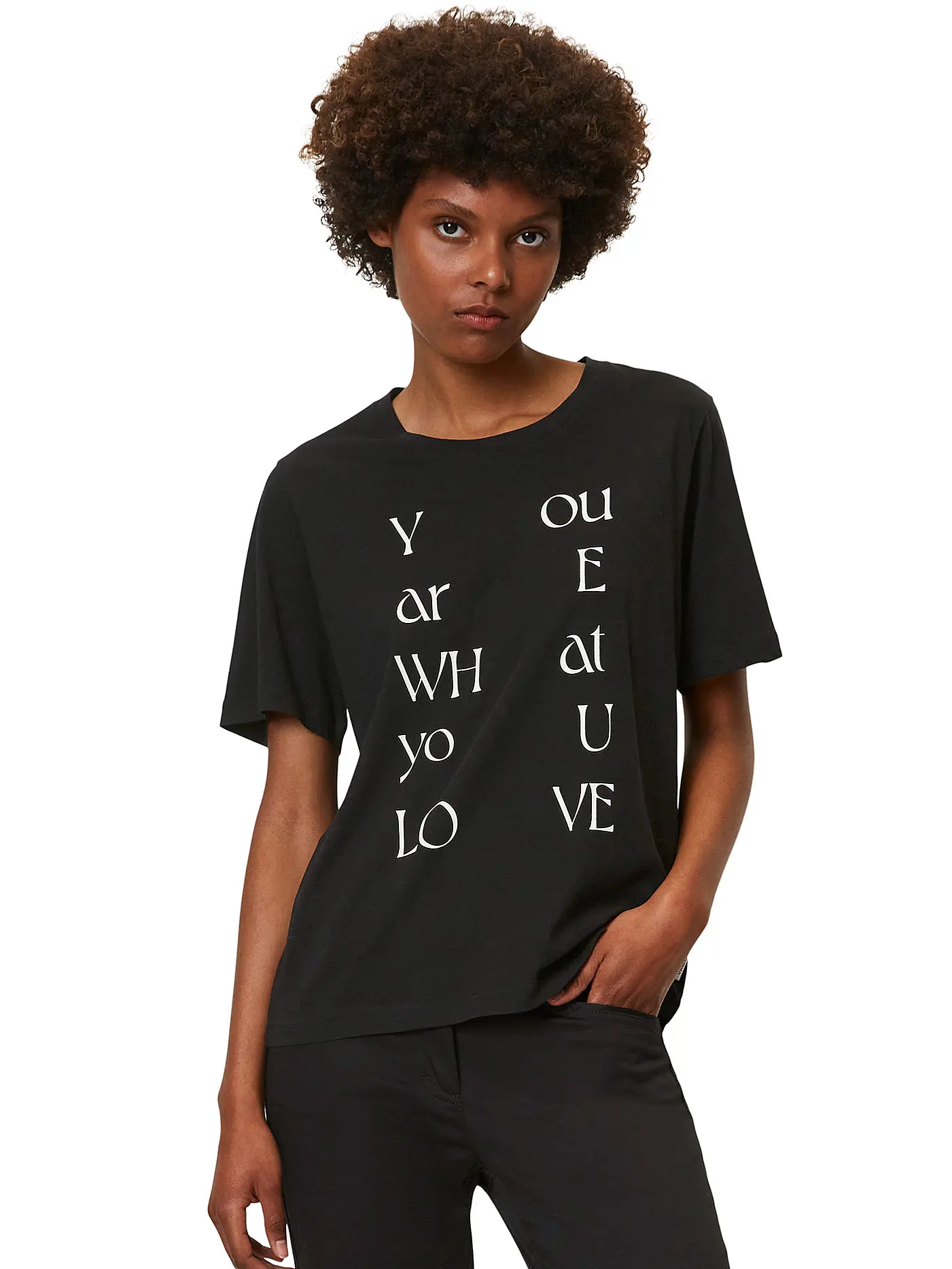 MARC O'POLO | T-Shirt | schwarz