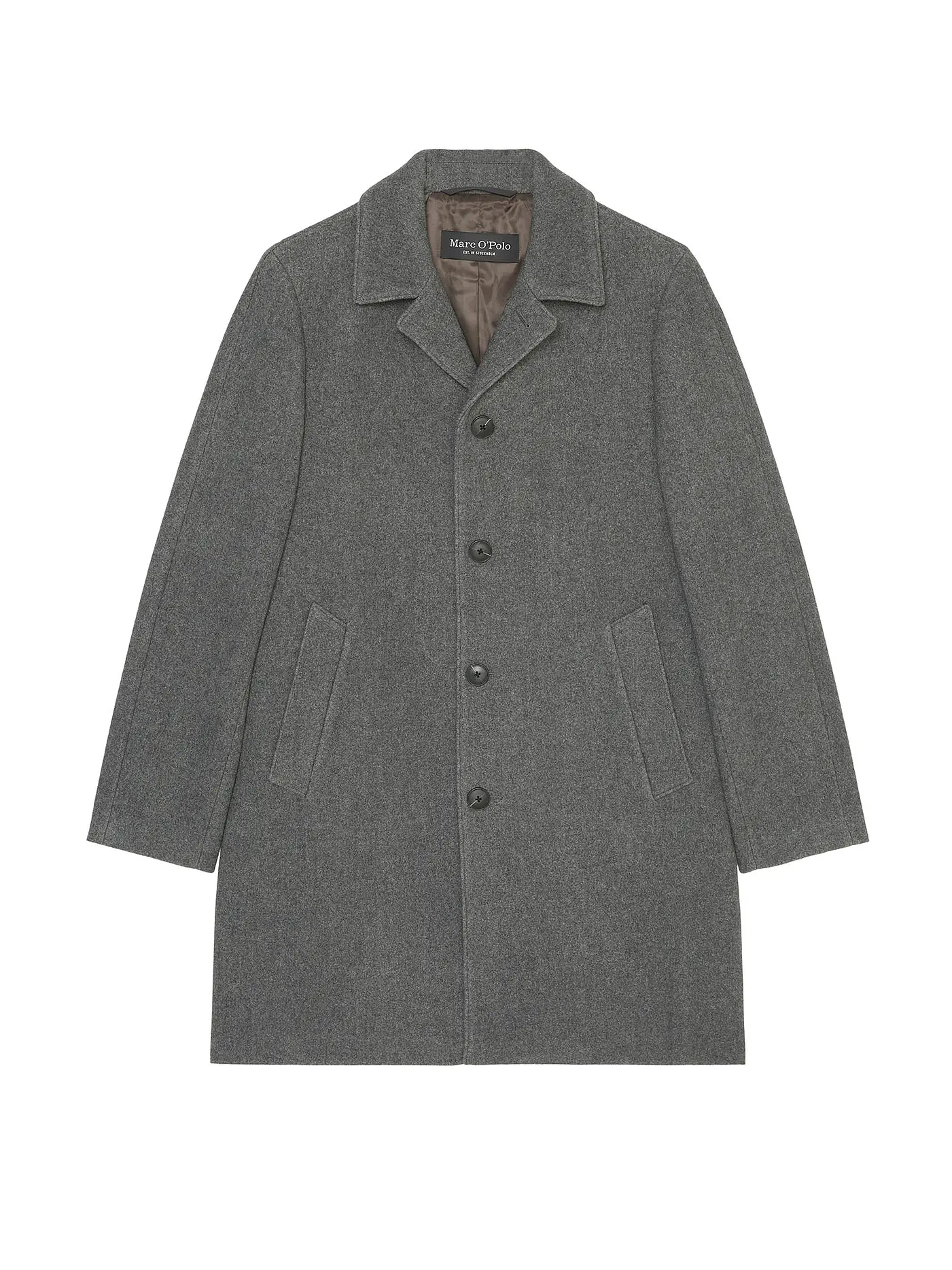 MARC O'POLO | Wollmantel | grau