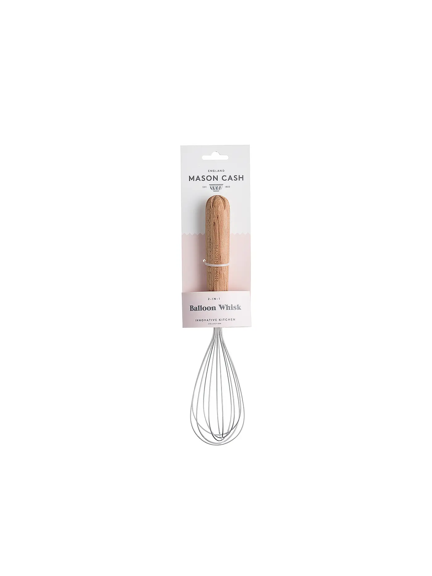 MASON CASH | 2-IN-1 Schneebesen mit Zitruspresse | braun