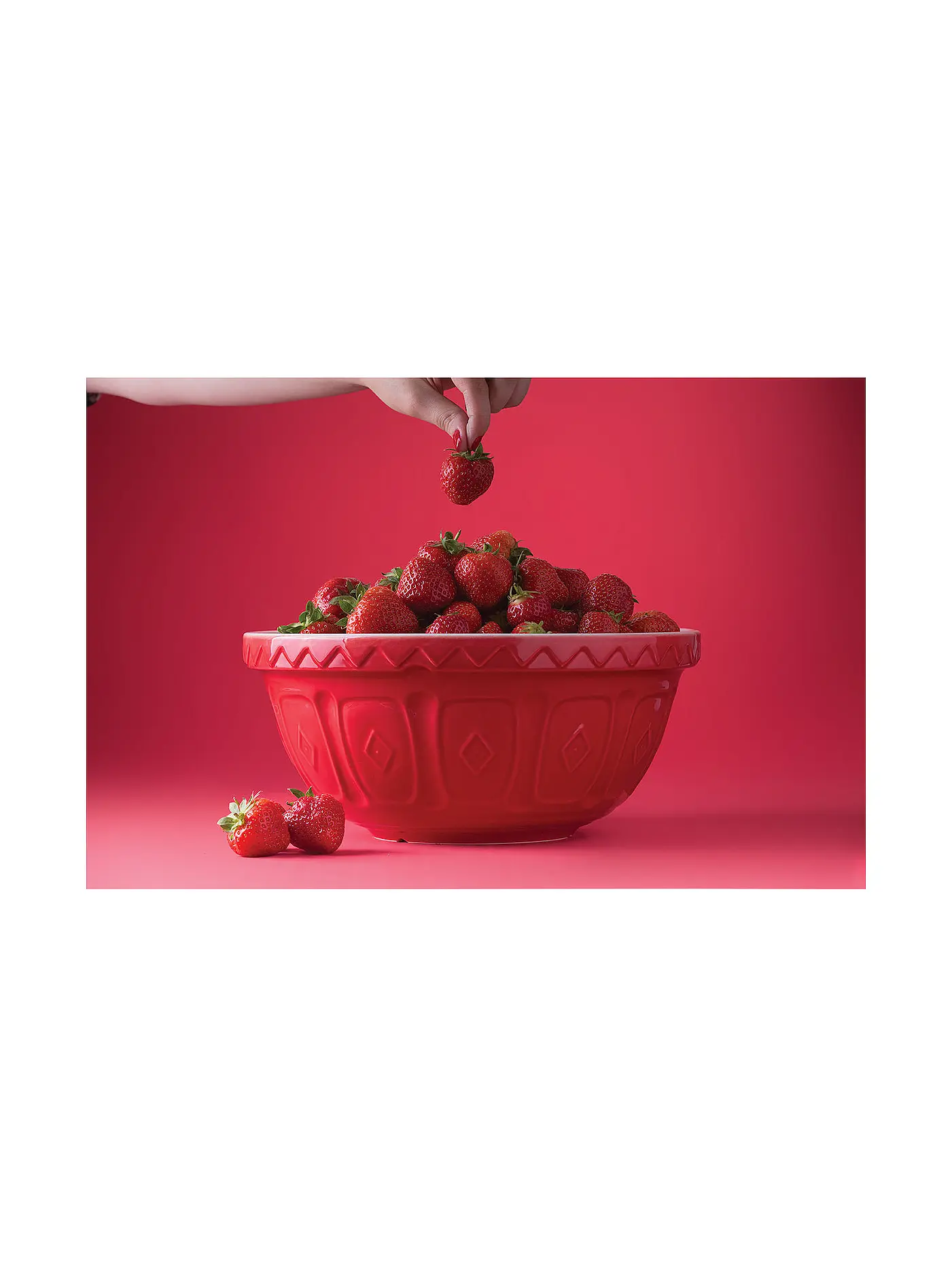 MASON CASH | Rührschüssel 14 x 29cm / 4L Steinzeug Rot | rot