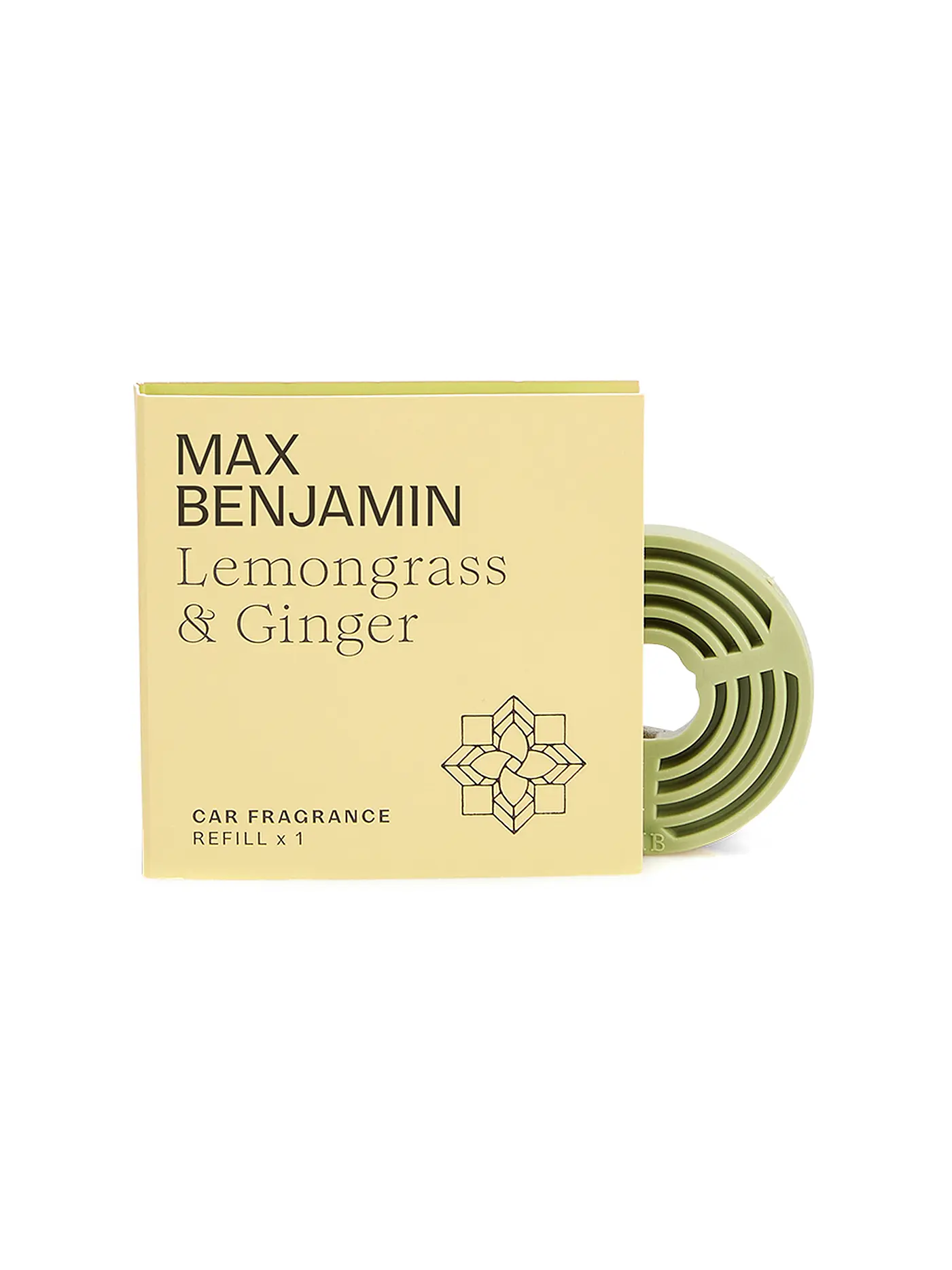 MAX BENJAMIN | Auto Duft Nachfüllung CLASSIC COLLECTION Lemongrass  Ginger | hellgrün