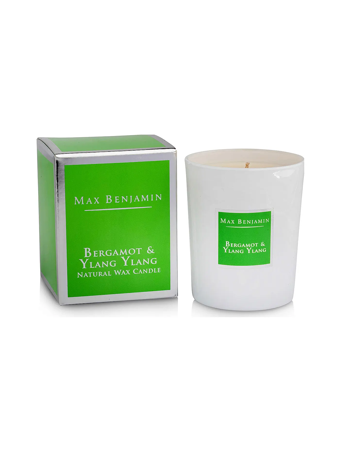 MAX BENJAMIN | Duftkerze "Classic Collection - Bergamot & Ylang Ylang" 190g | grün