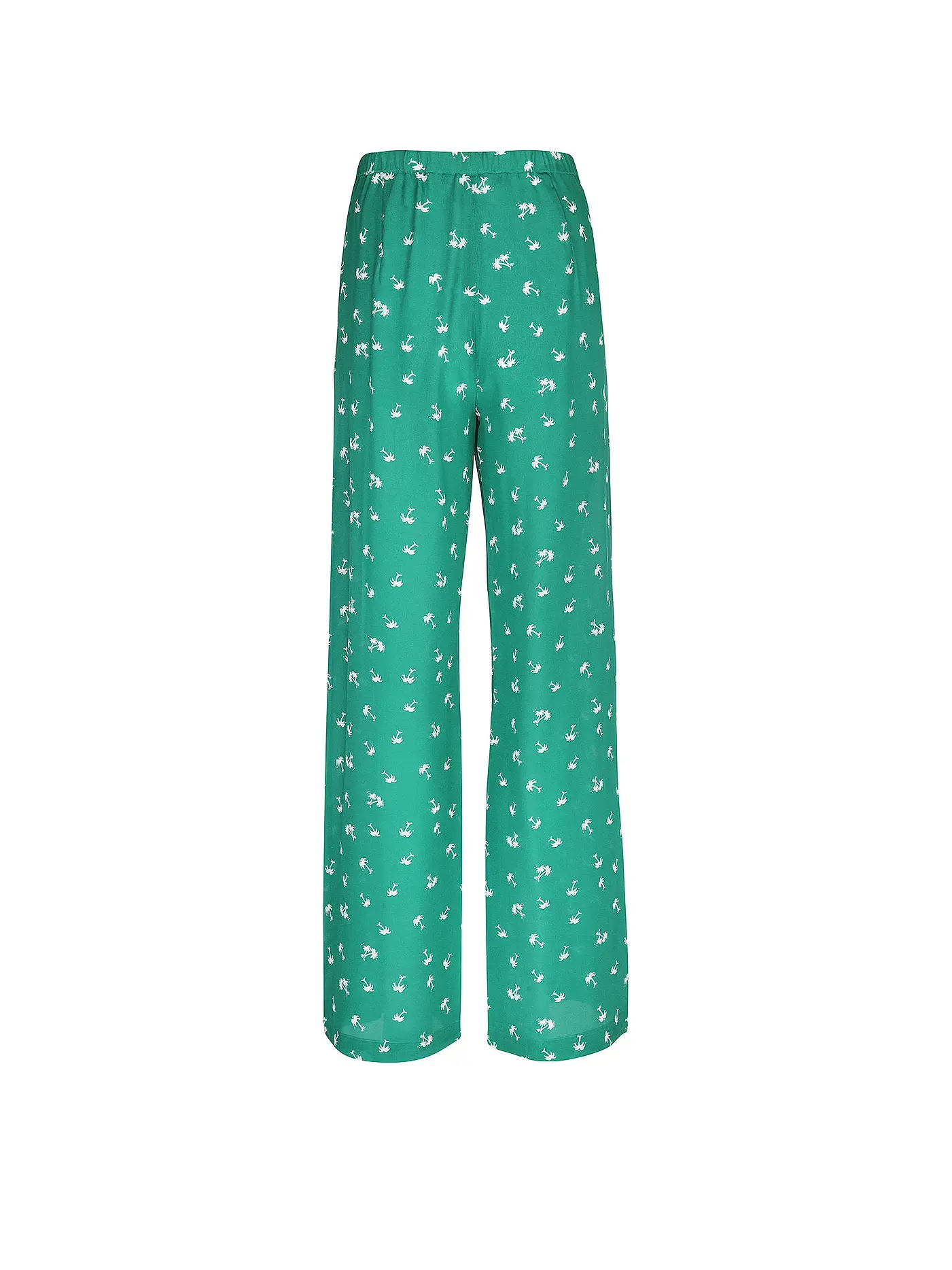 MAX MARA STUDIO | Hose Wide Leg GEMONA | grün