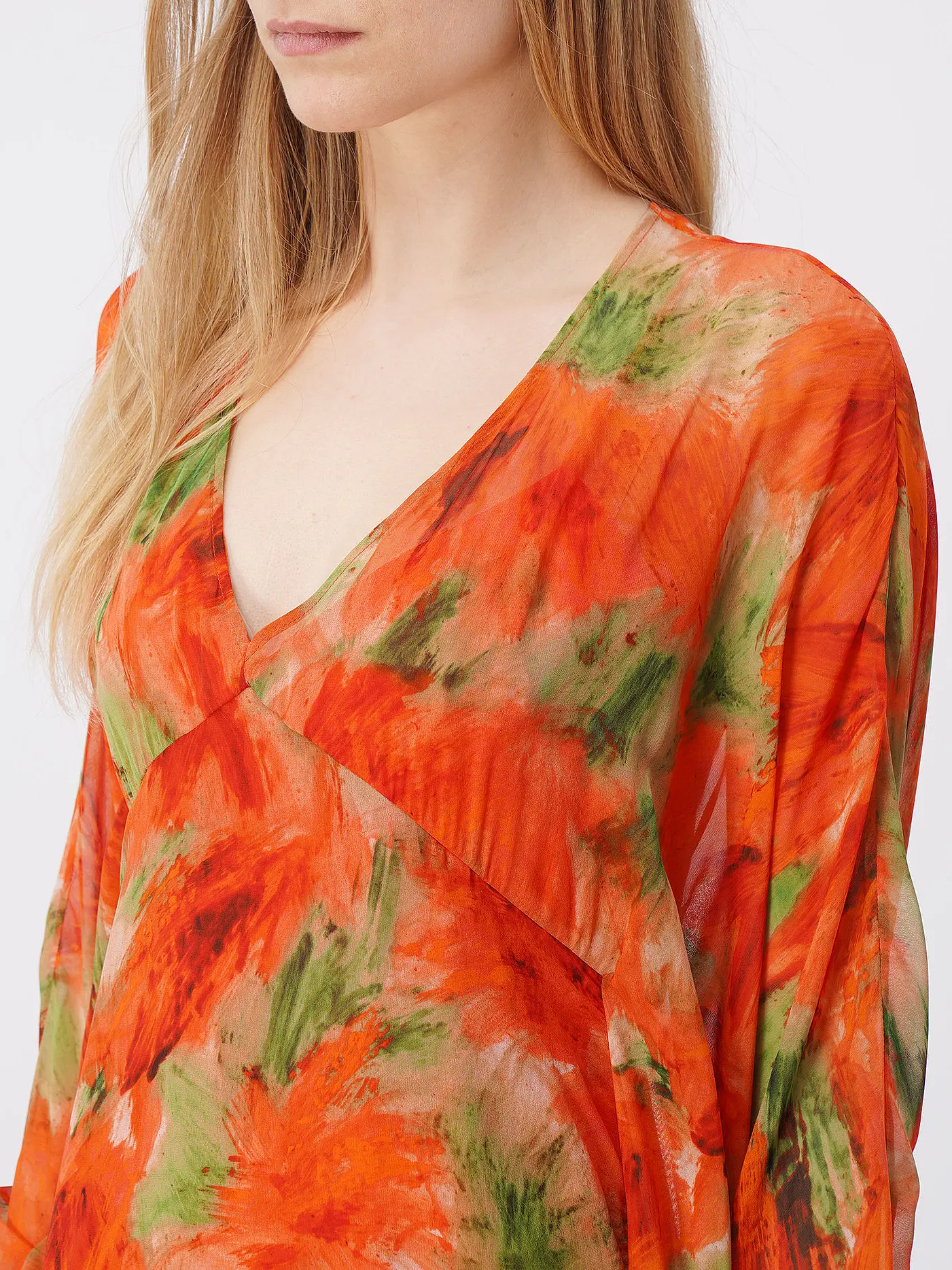 MAX MARA STUDIO | Maxikleid HAROLD | orange