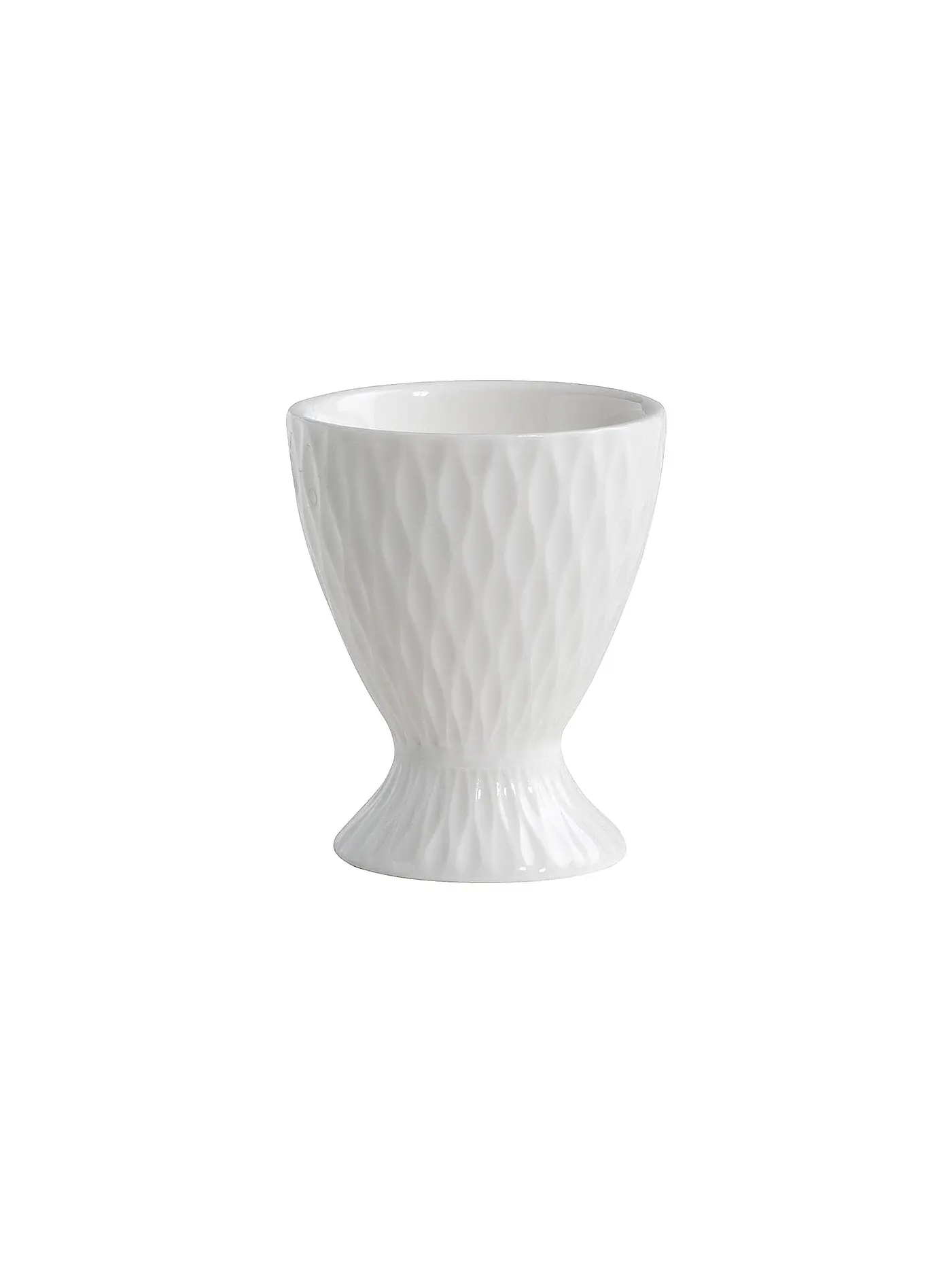 MAXWELL & WILLIAMS | Eierbecher 6cm "Diamonds Round" | weiss