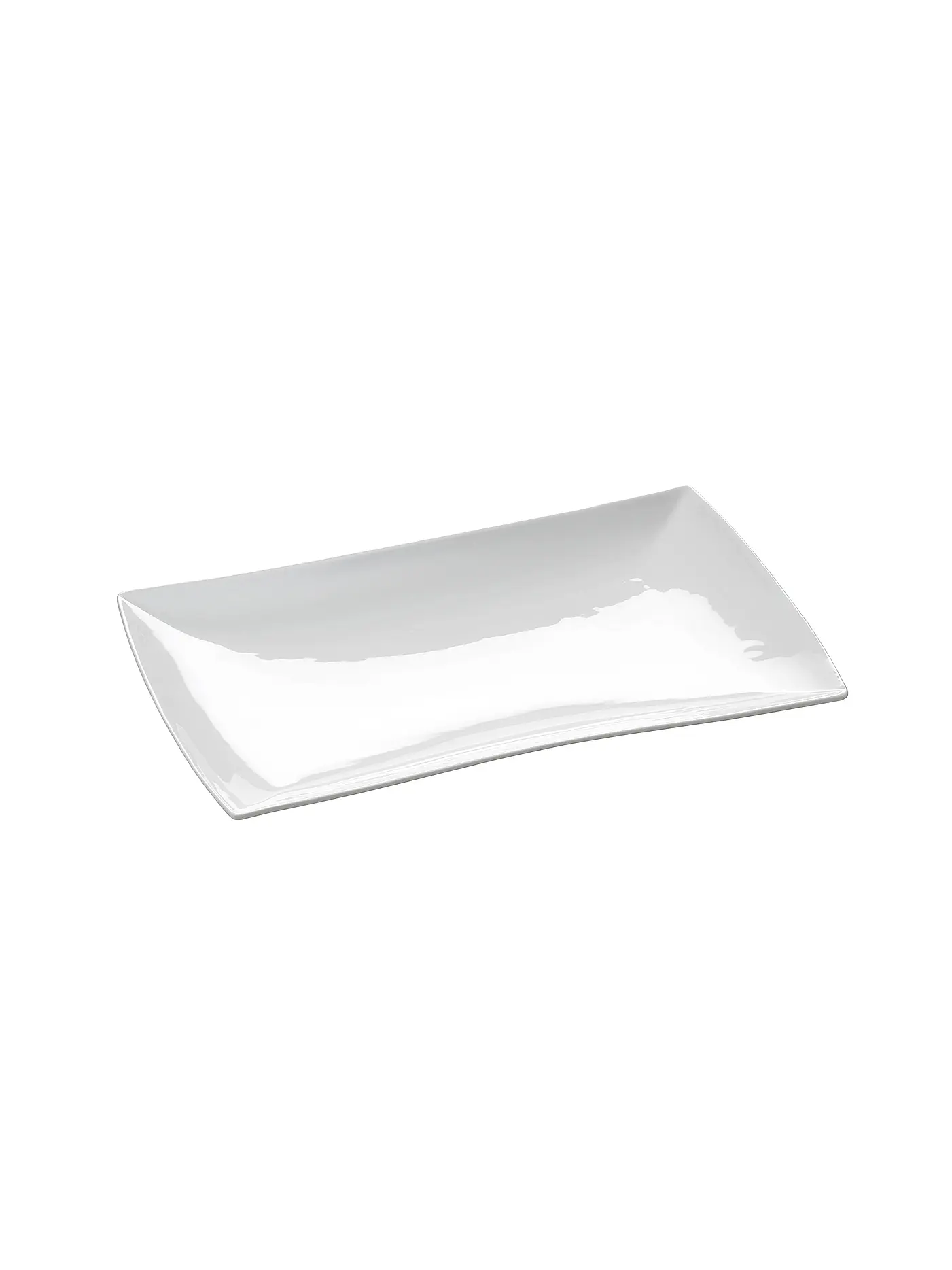 MAXWELL & WILLIAMS | Platte eckig 32x20cm White Basics | weiss