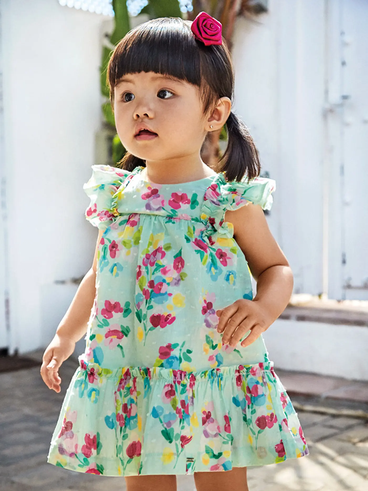 MAYORAL | Baby Kleid  | hellgrün