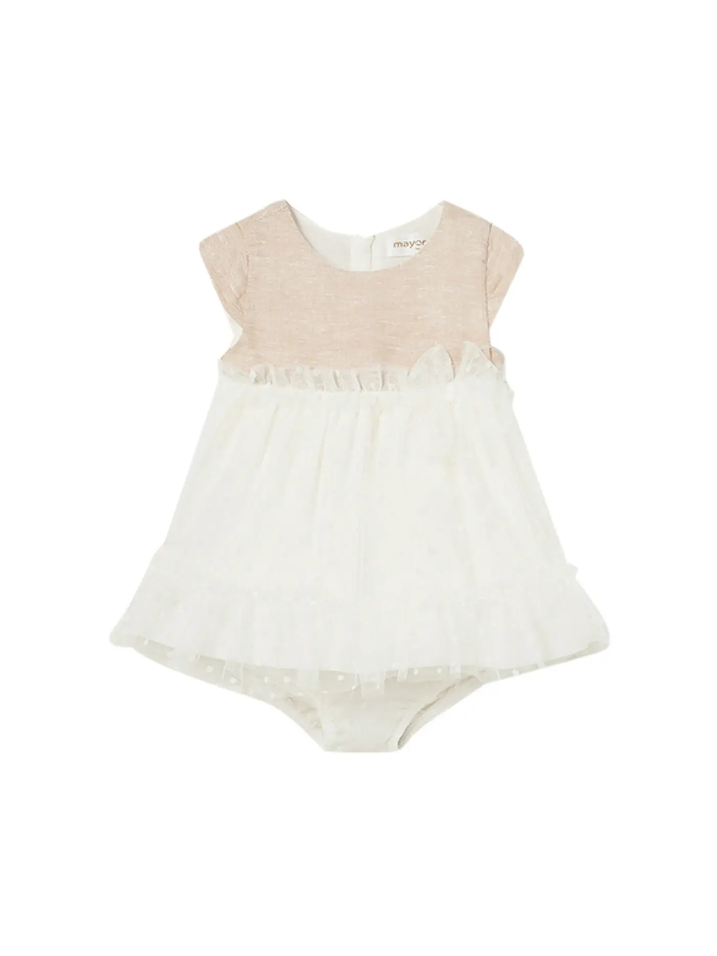 MAYORAL | Baby Kleid mit Höschen | creme