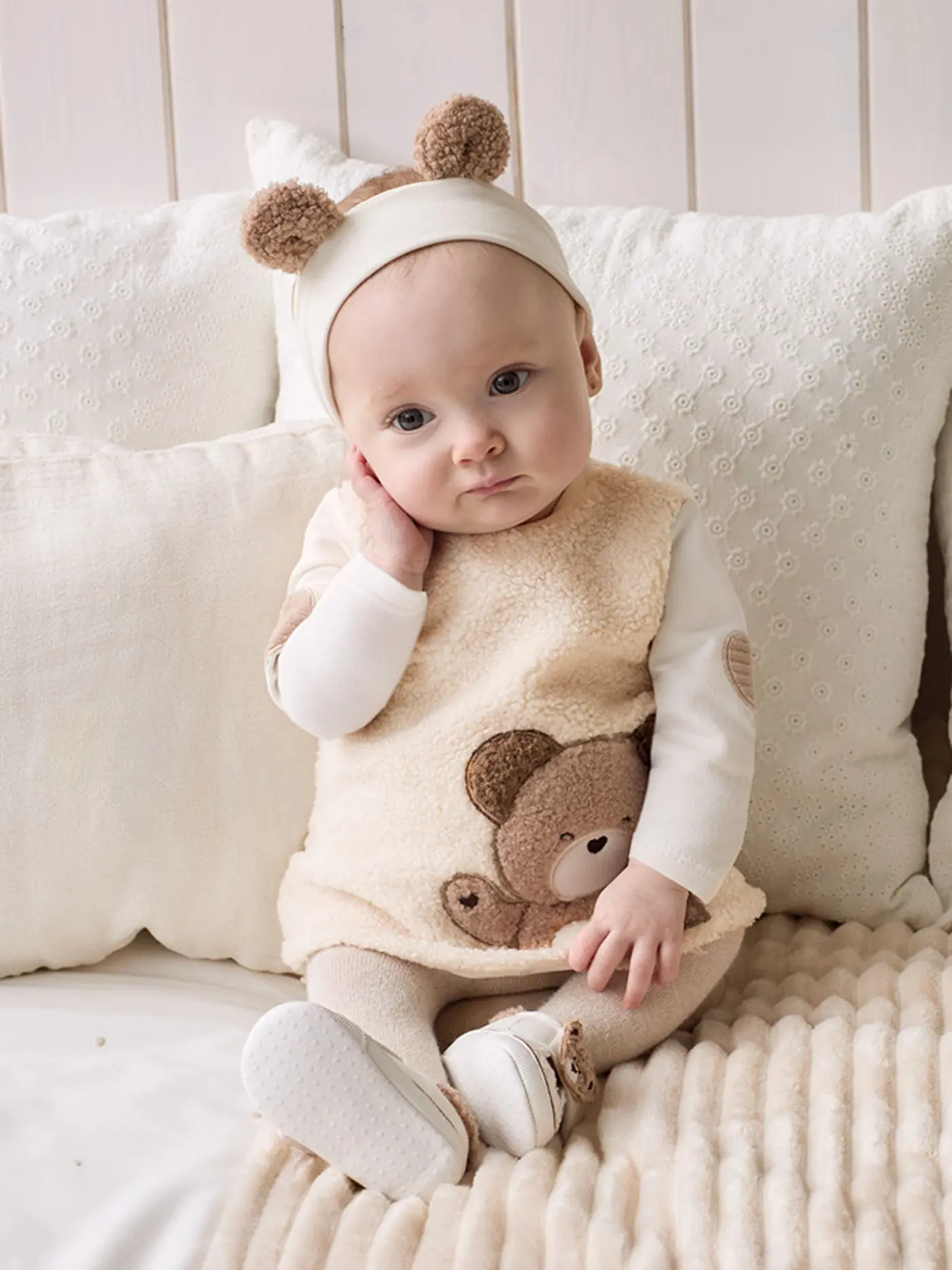MAYORAL | Baby Kleid | beige