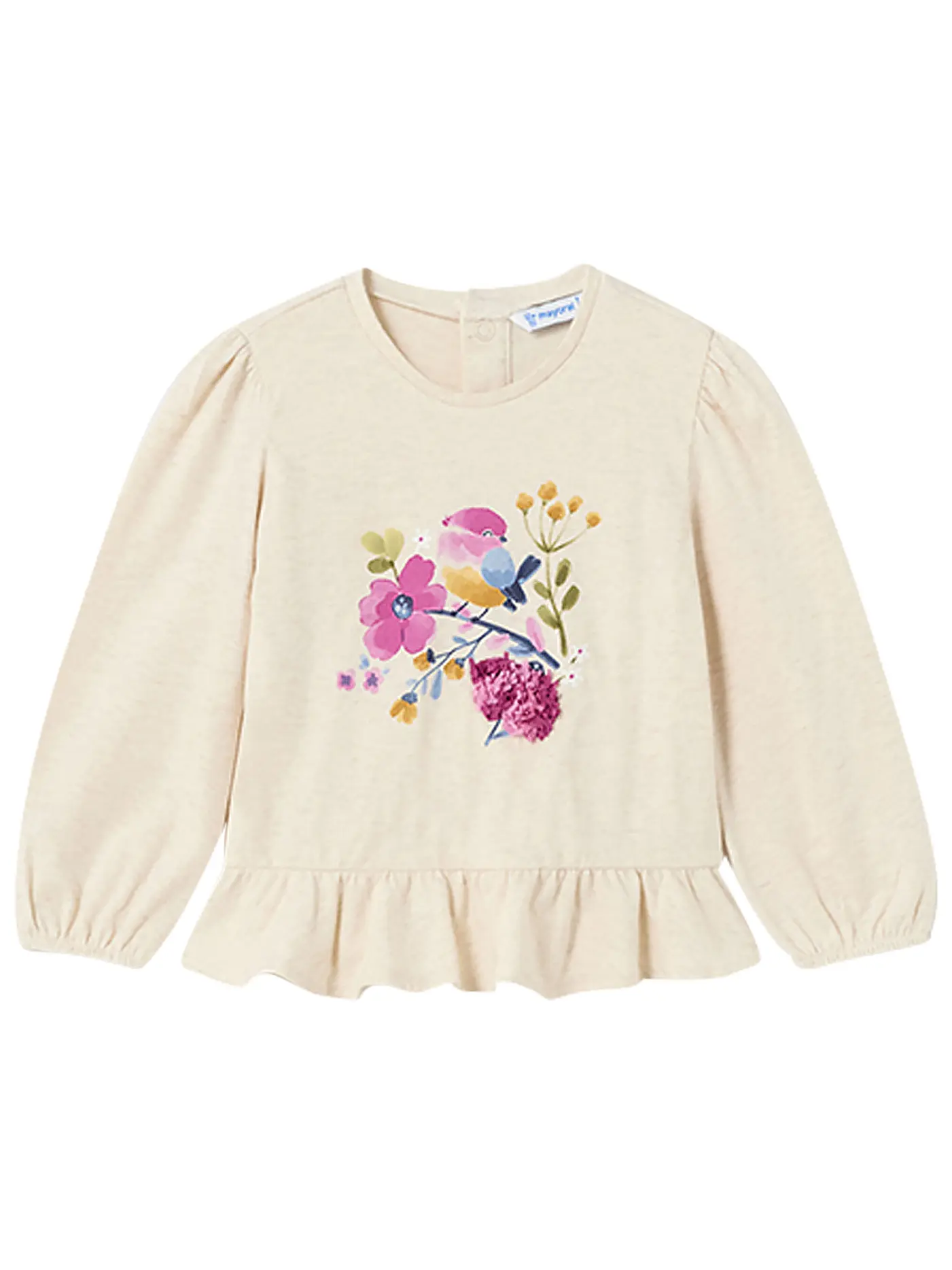 MAYORAL | Baby Langarmshirt | beige