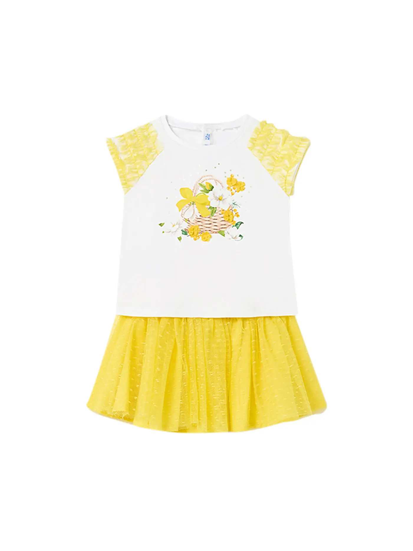 MAYORAL | Baby Set 2-teilig Shirt mit Rock | gelb
