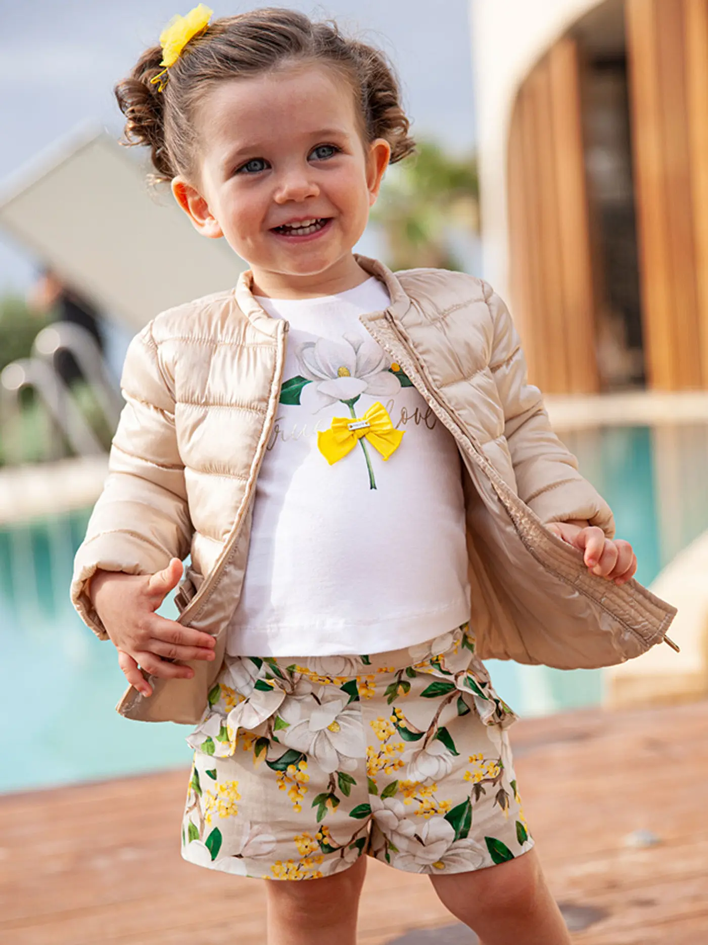 MAYORAL | Baby Set 2-teilig T-Shirt und Shorts | beige