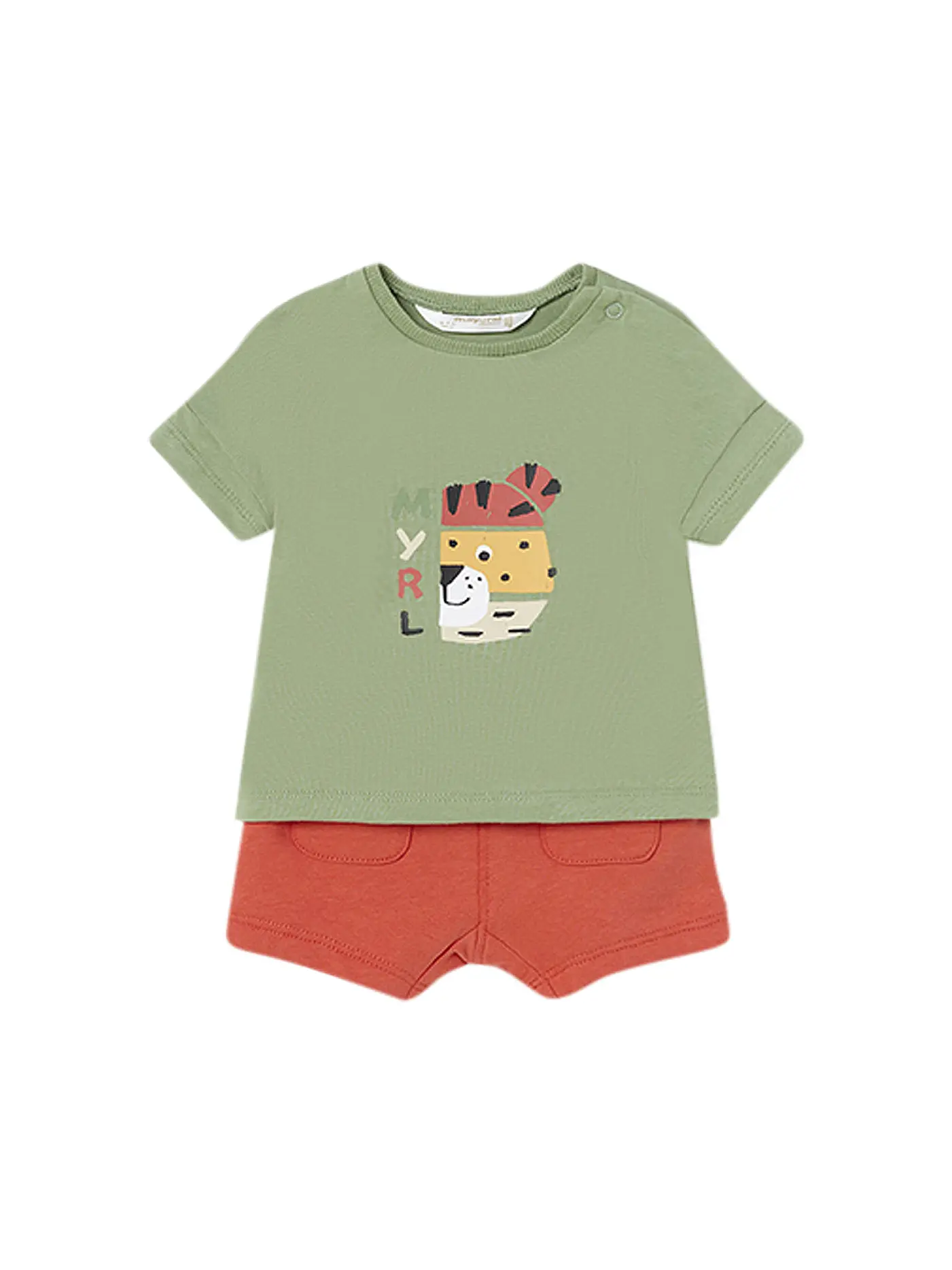 MAYORAL | Baby Set 4-teilig Shirts und Shorts | hellgrün