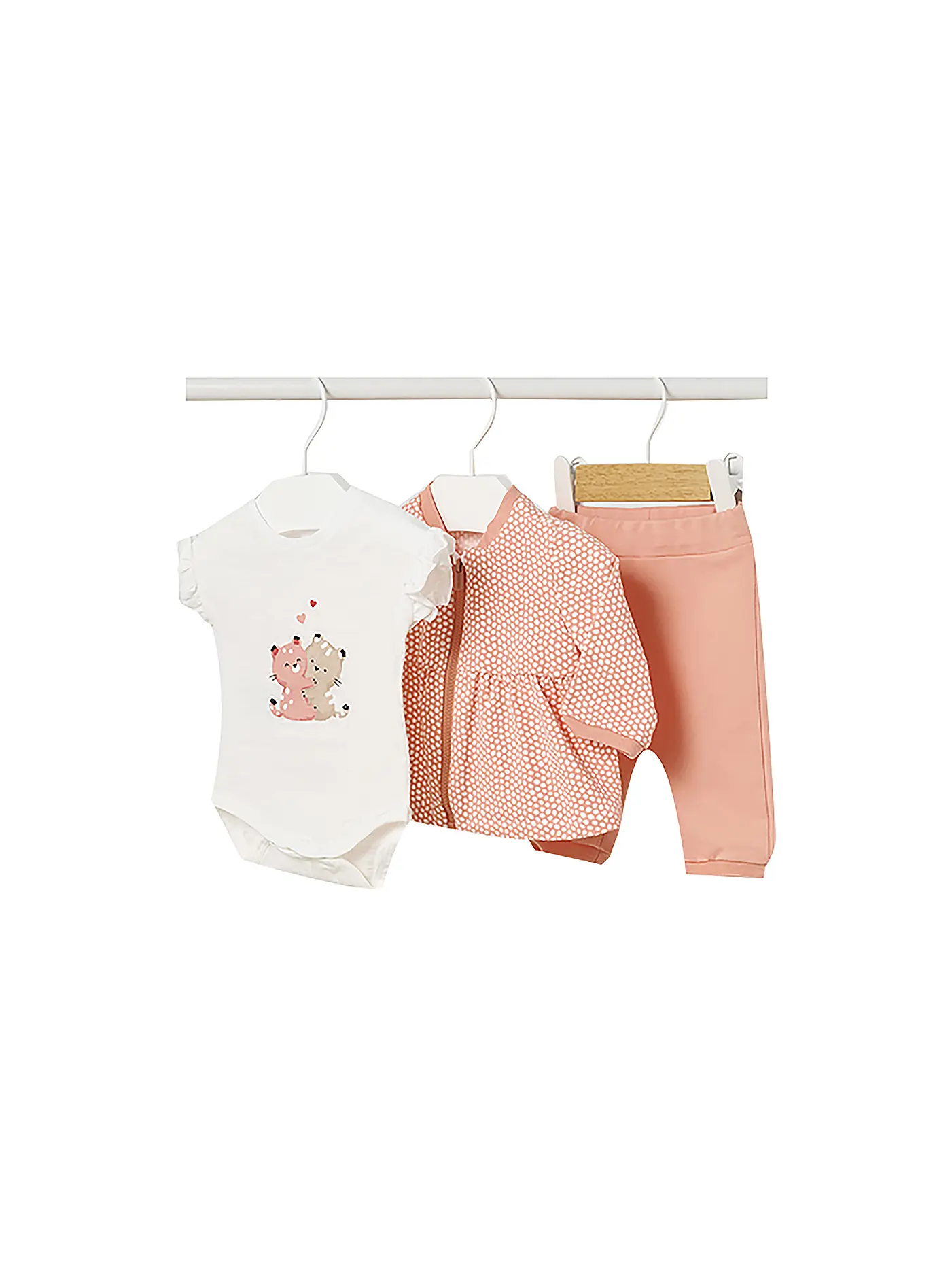 MAYORAL | Baby Set Jogginganzug und Body 3-teilig | orange