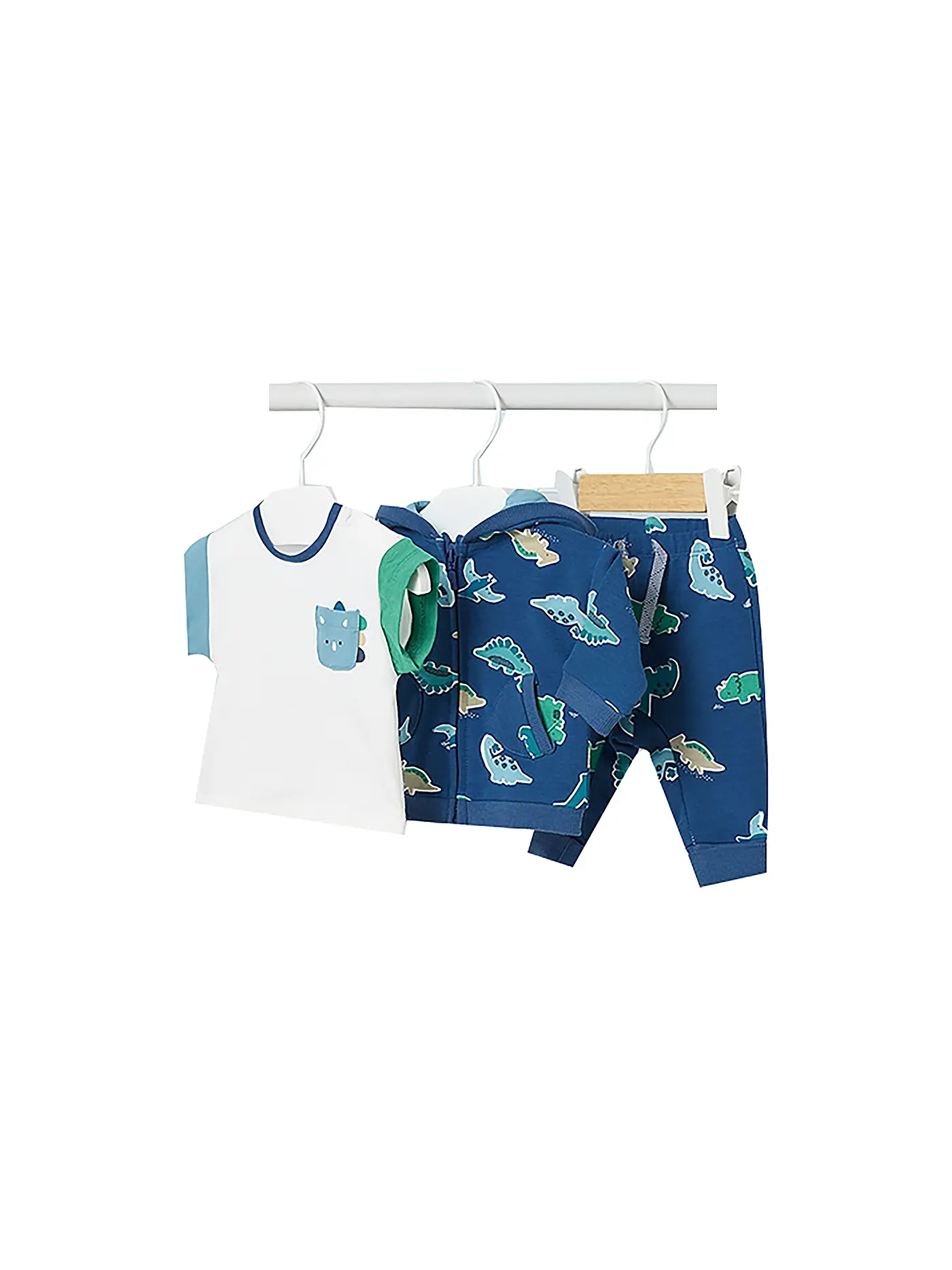 MAYORAL | Baby Set Jogginganzug und Shirt 3-teilig | blau
