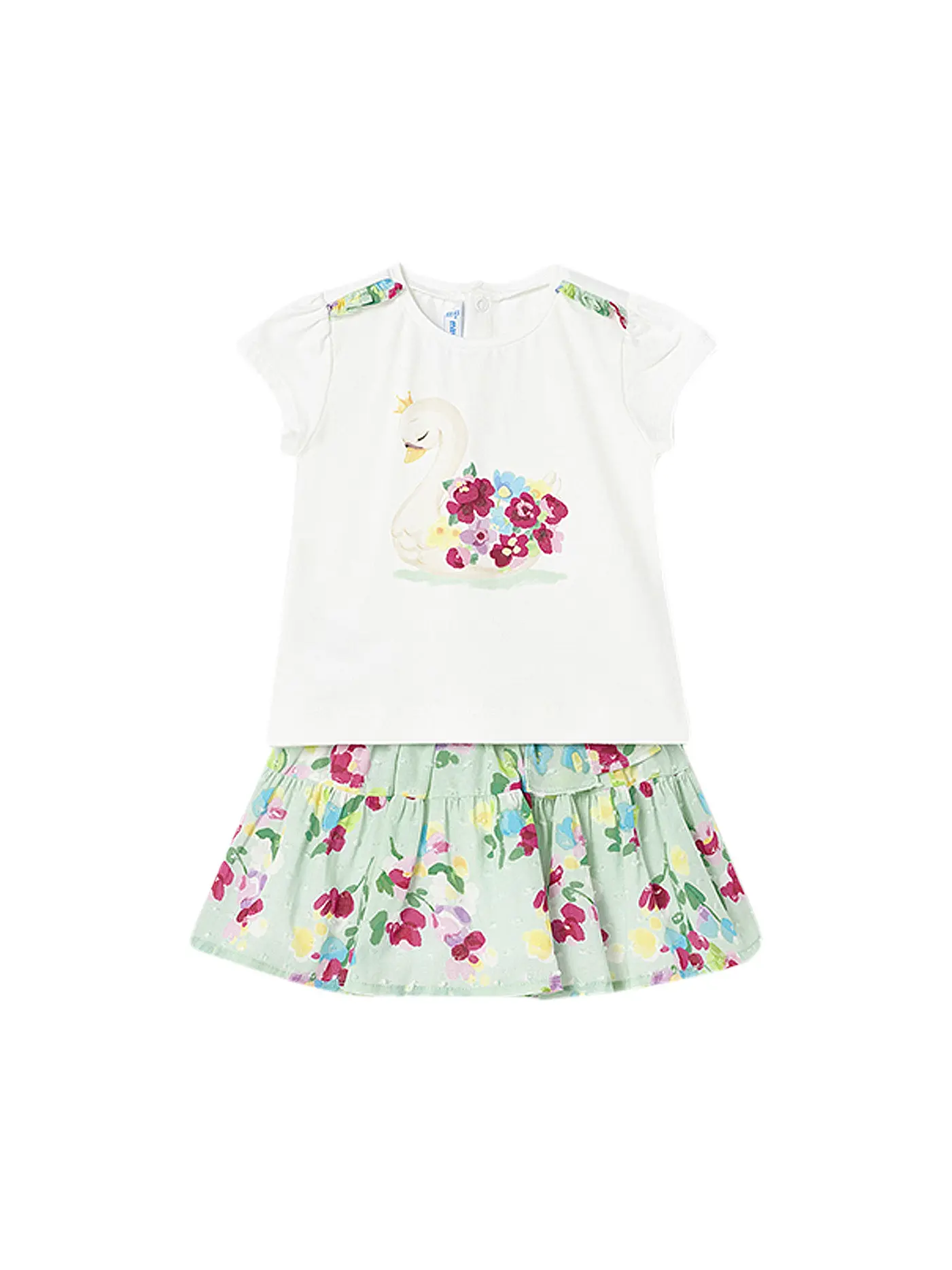 MAYORAL | Baby Set Rock und T-Shirt | hellgrün