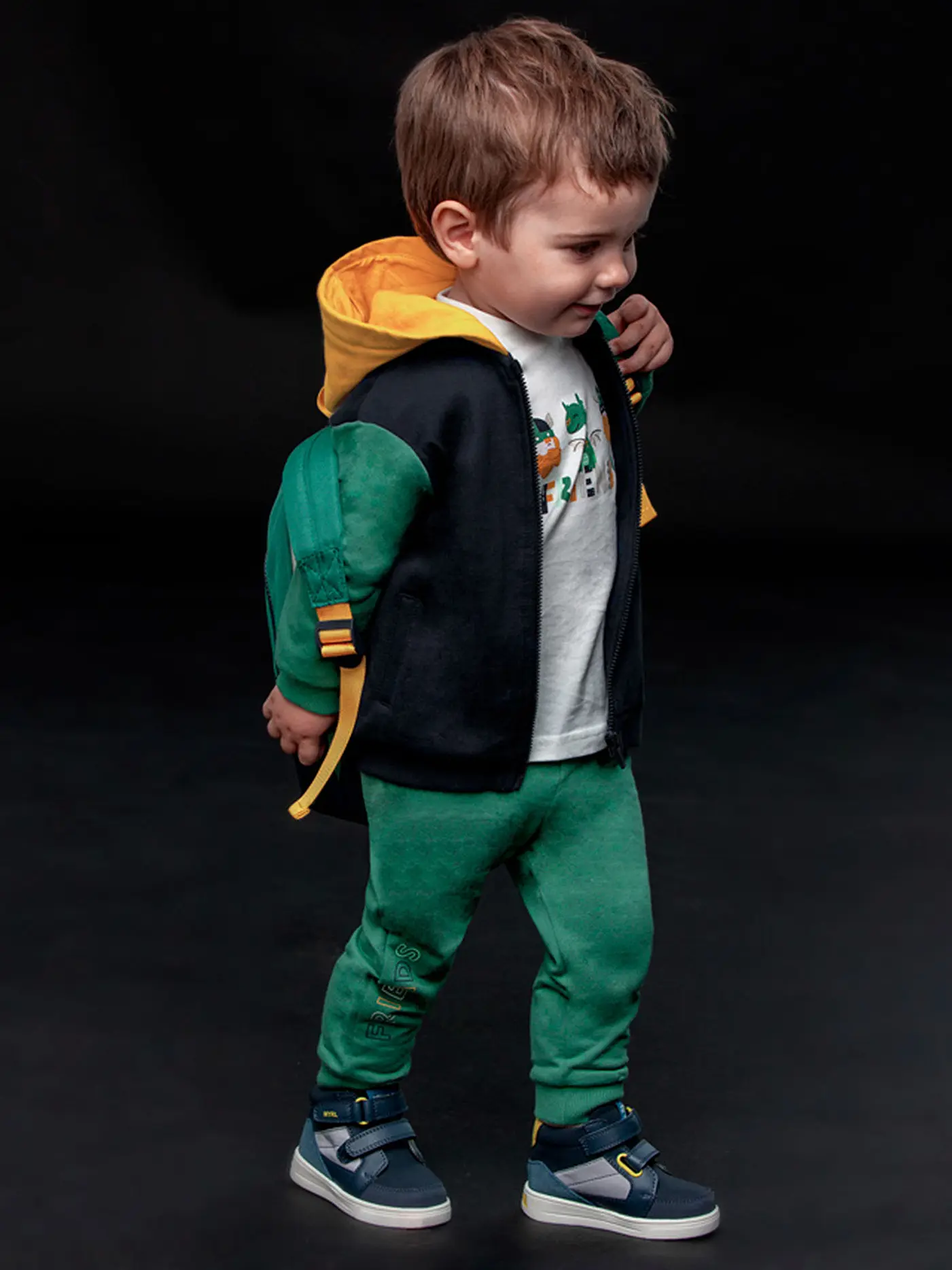 MAYORAL | Baby Set Shirt, Jacke und Hose 3-teilig | grün