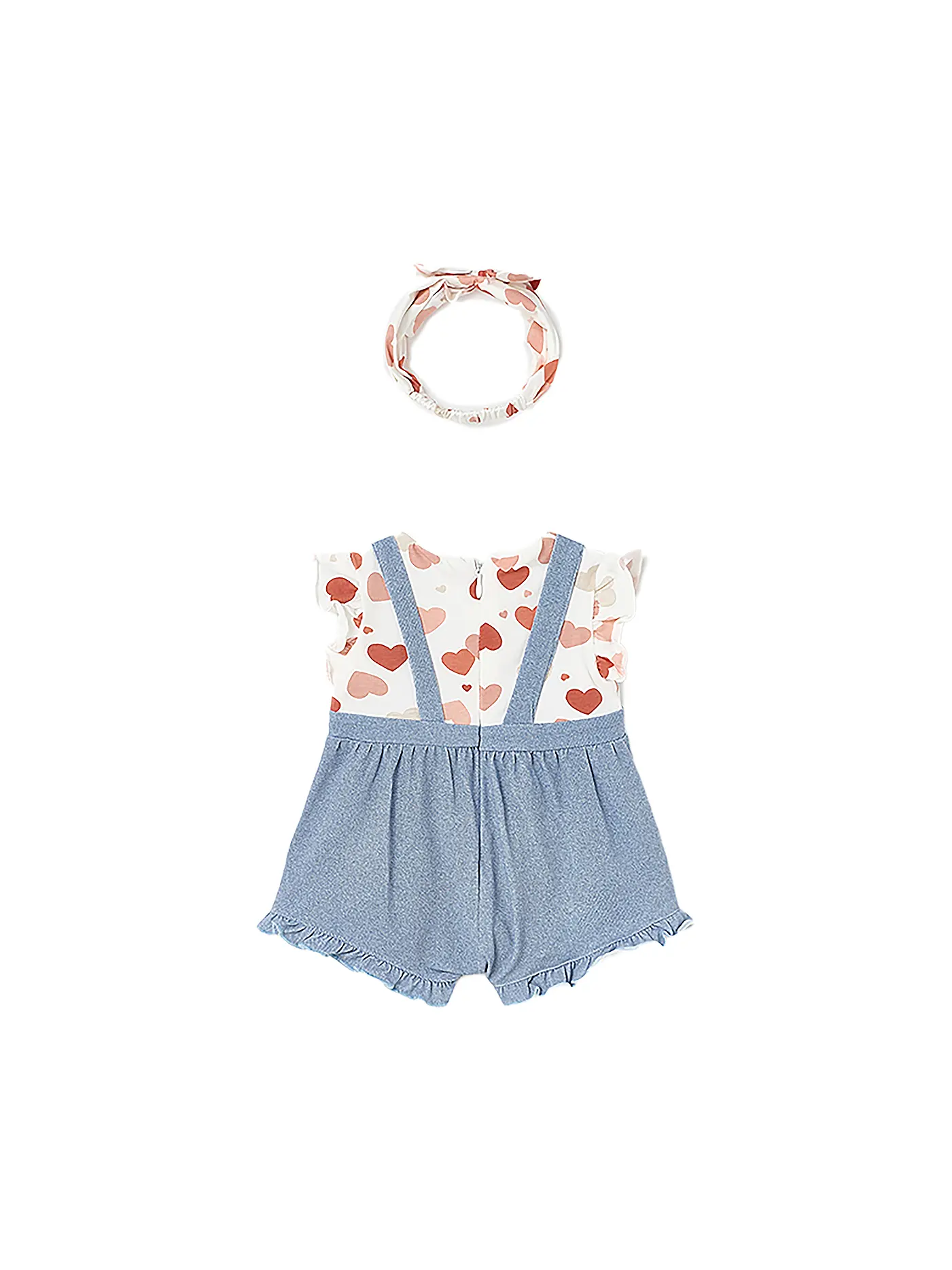 MAYORAL | Baby Set Strampler und Haarband 2-teilig | orange