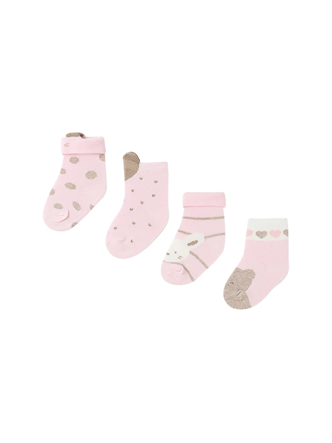 MAYORAL | Baby Socken 4-Pack | rosa