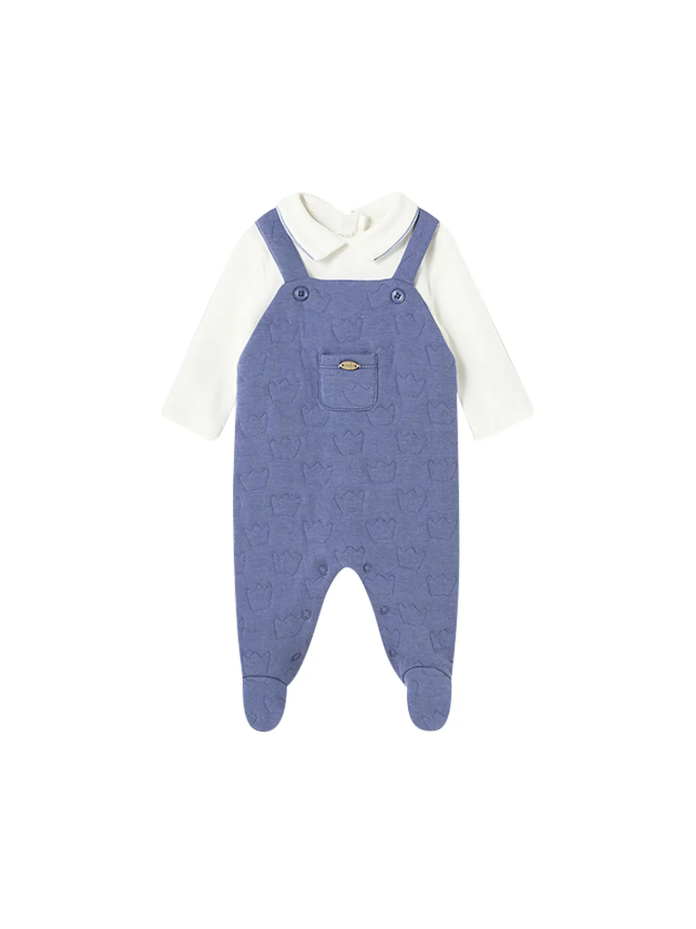MAYORAL | Baby Strampler | blau