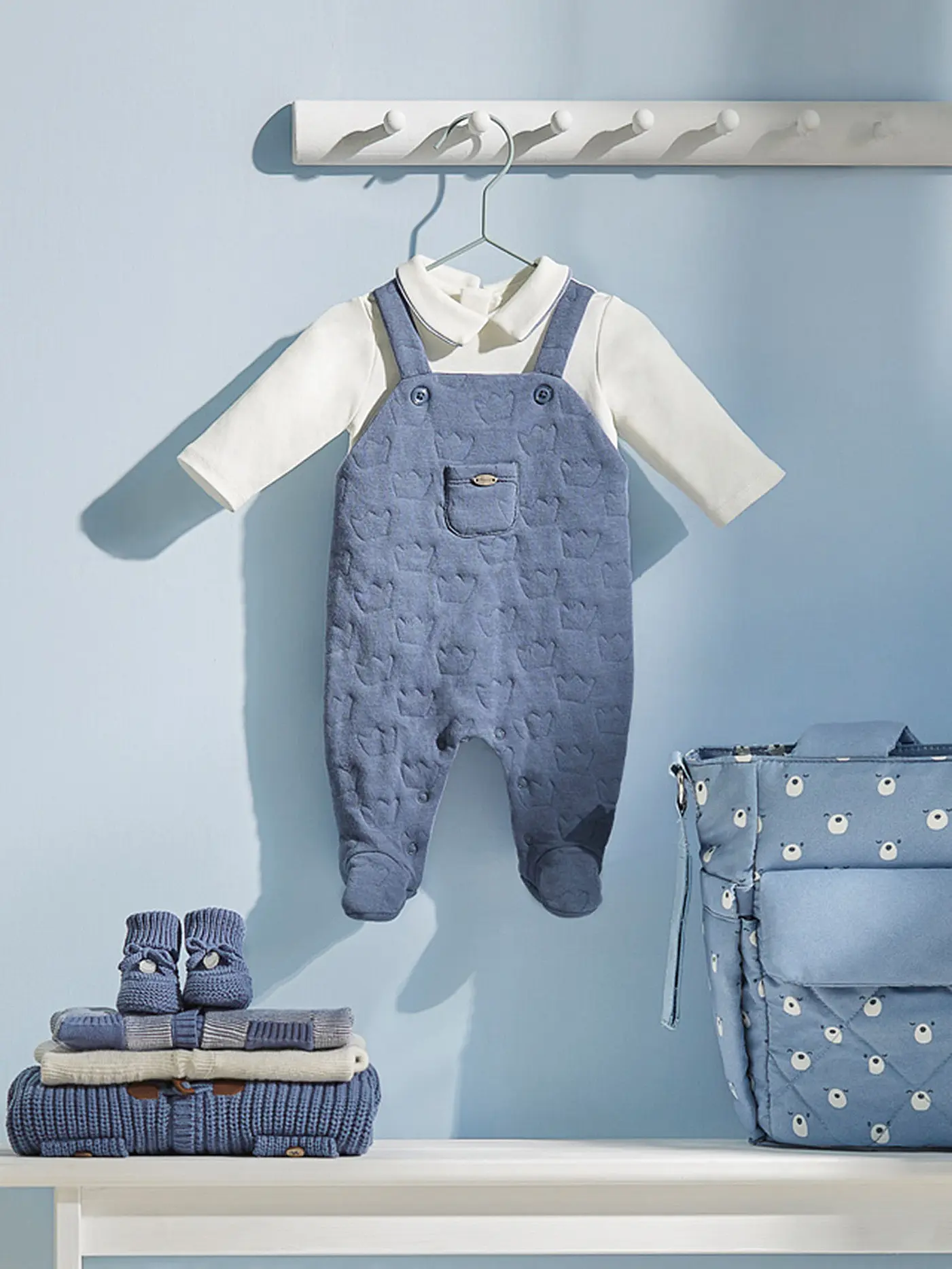 MAYORAL | Baby Strampler | blau
