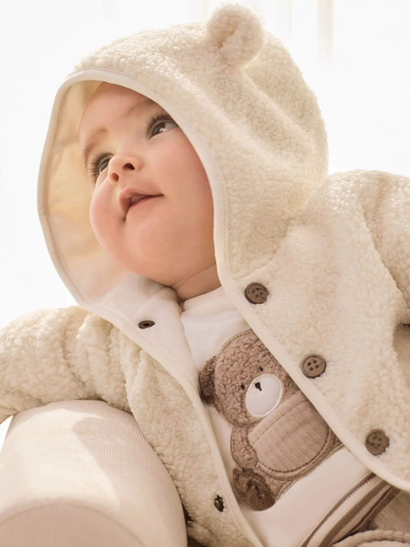 MAYORAL | Baby Teddyjacke | creme