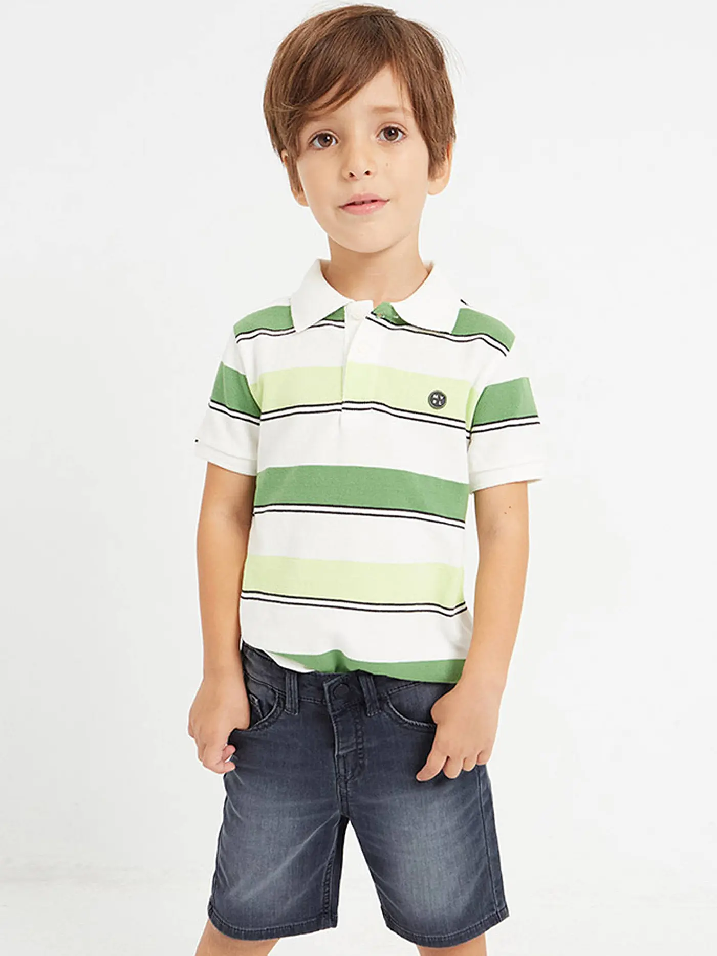 MAYORAL | Jungen Jeans Shorts | grau
