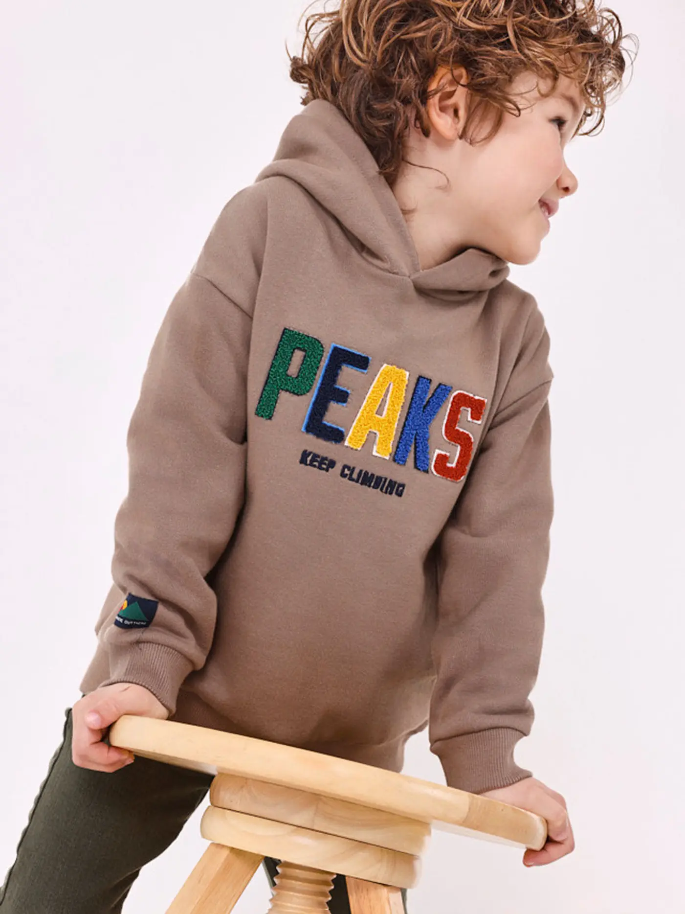 MAYORAL | Jungen Kapuzensweater - Hoodie | beige