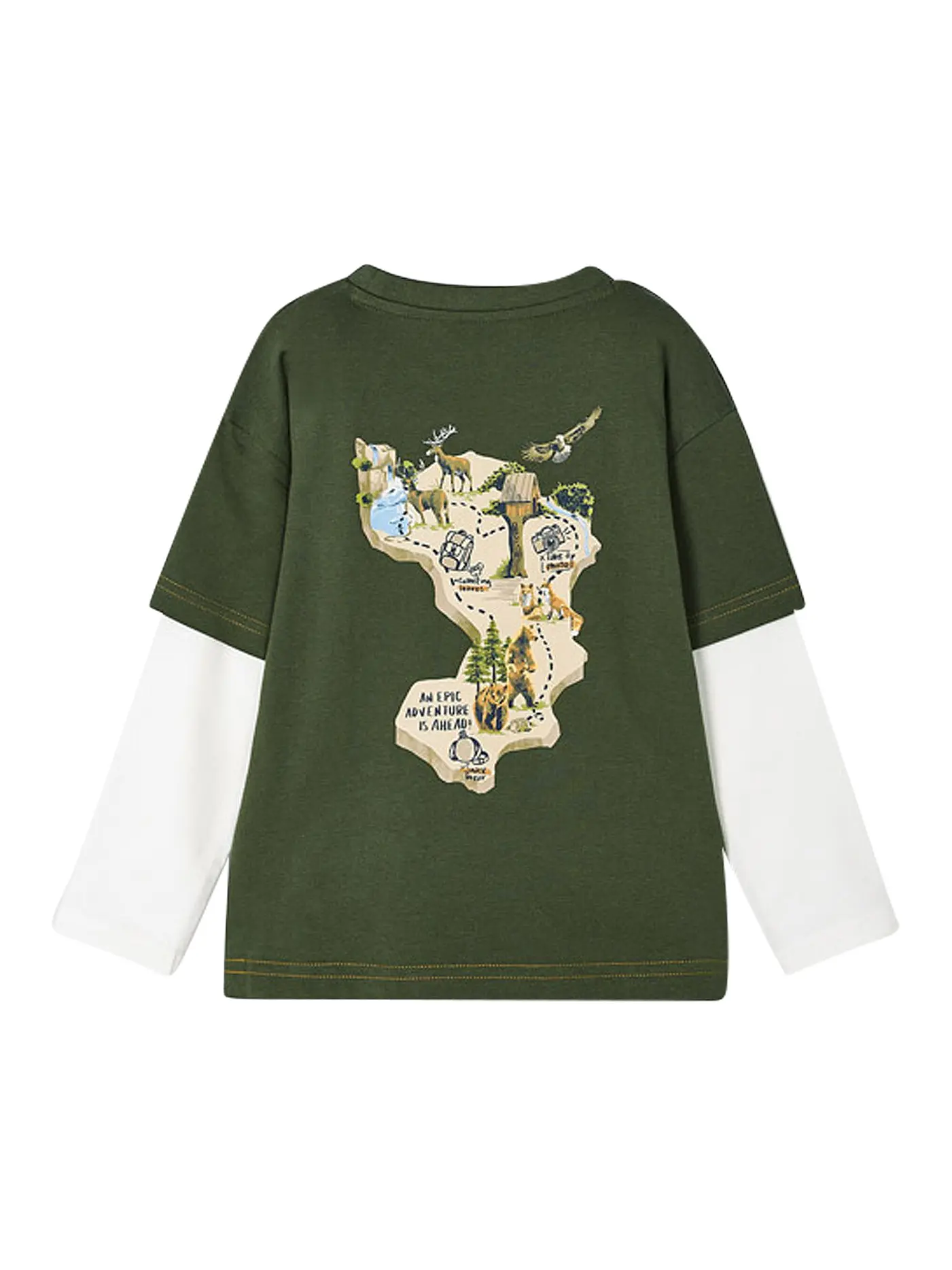 MAYORAL | Jungen Langarmshirt | dunkelgrün