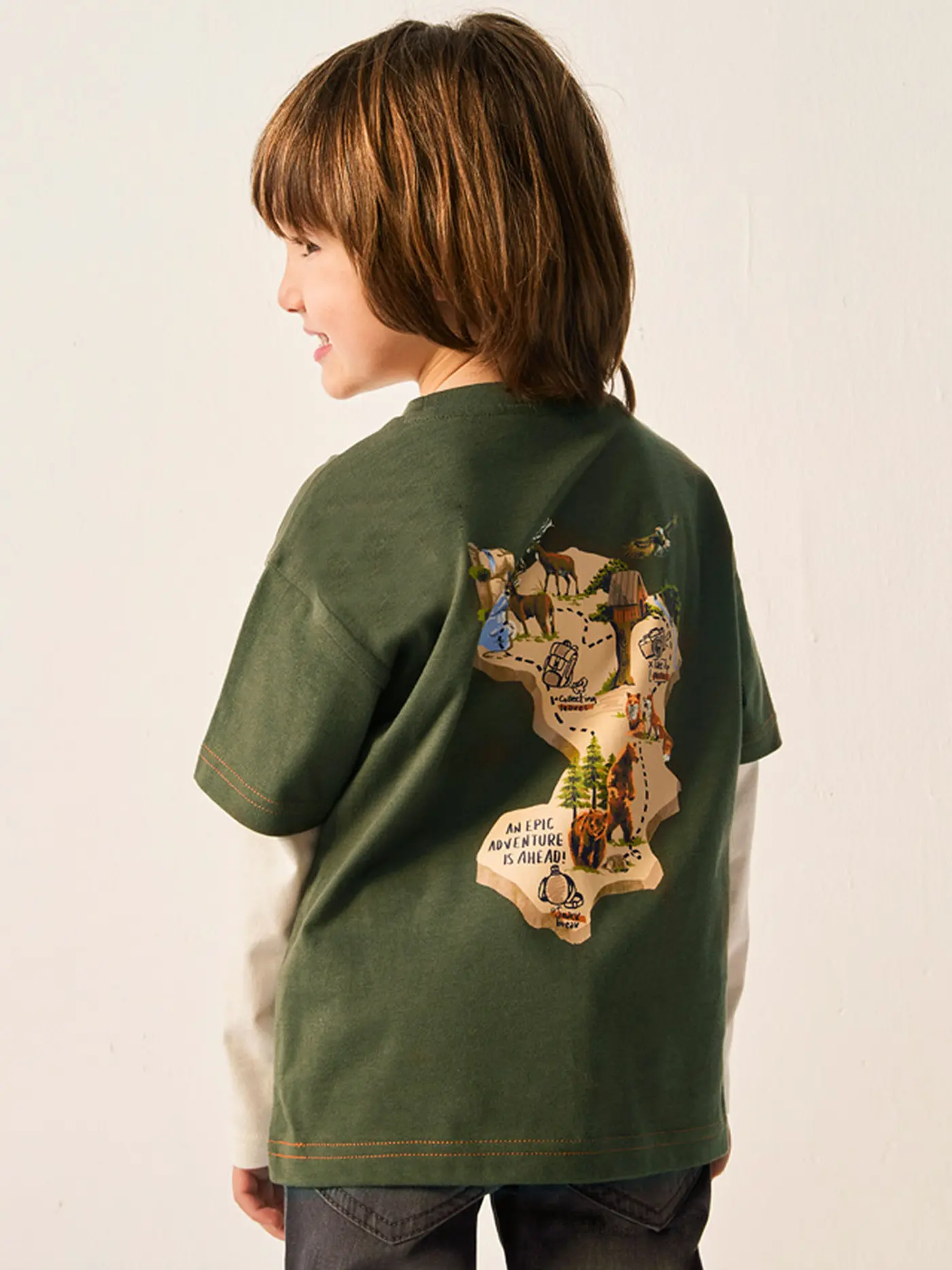 MAYORAL | Jungen Langarmshirt | dunkelgrün