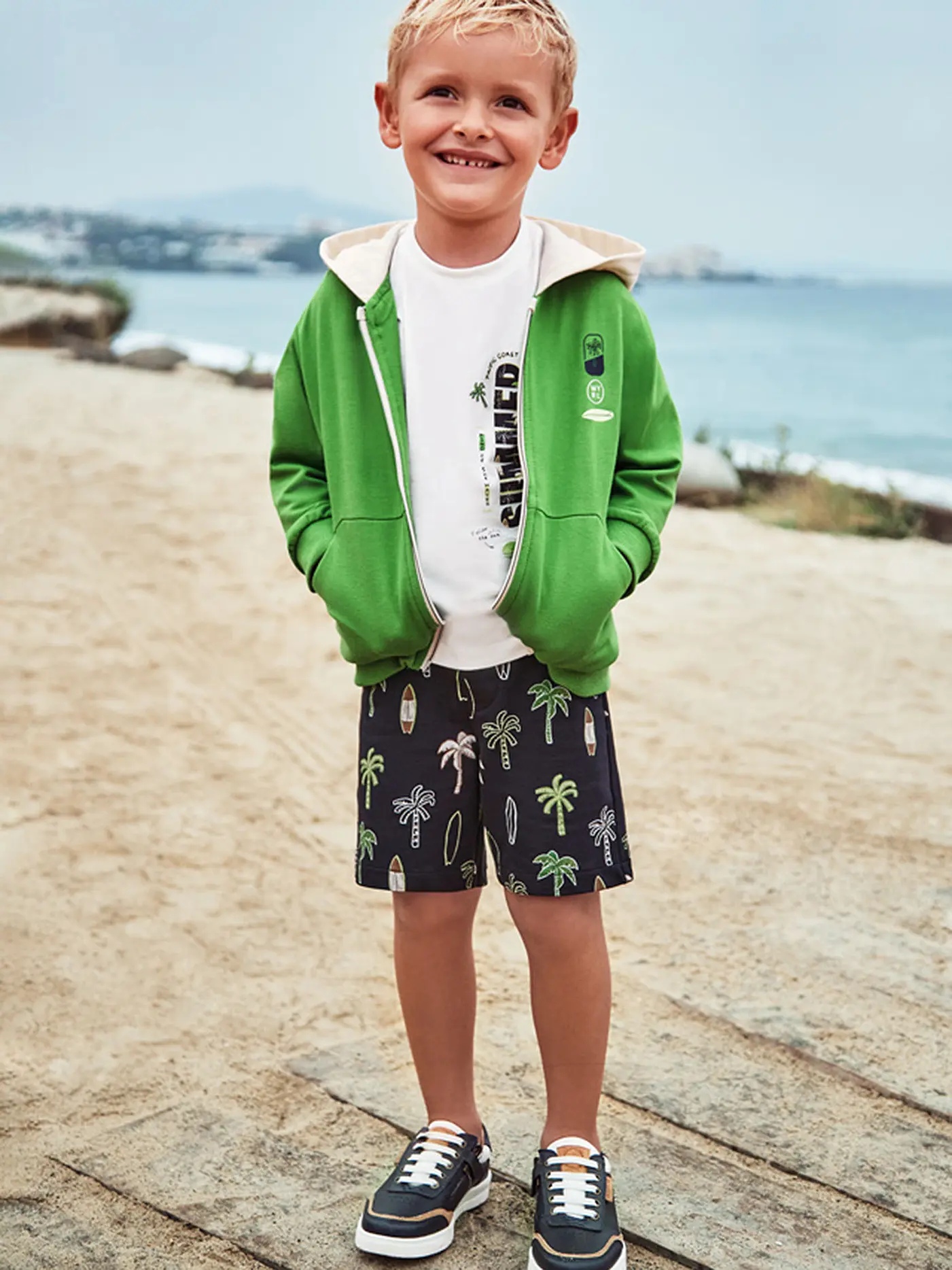 MAYORAL | Jungen Set 2-teilig Shirt mit Shorts | schwarz