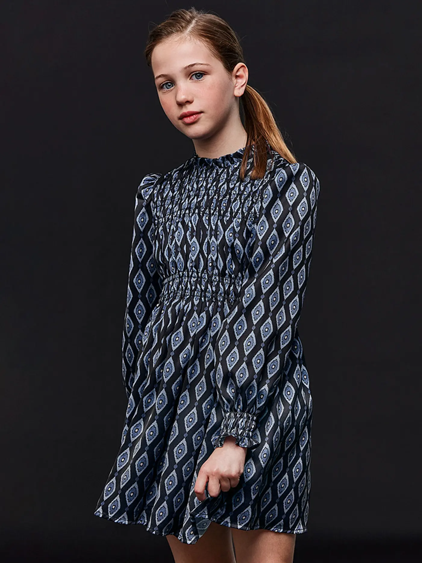 MAYORAL | Mädchen Kleid | dunkelblau