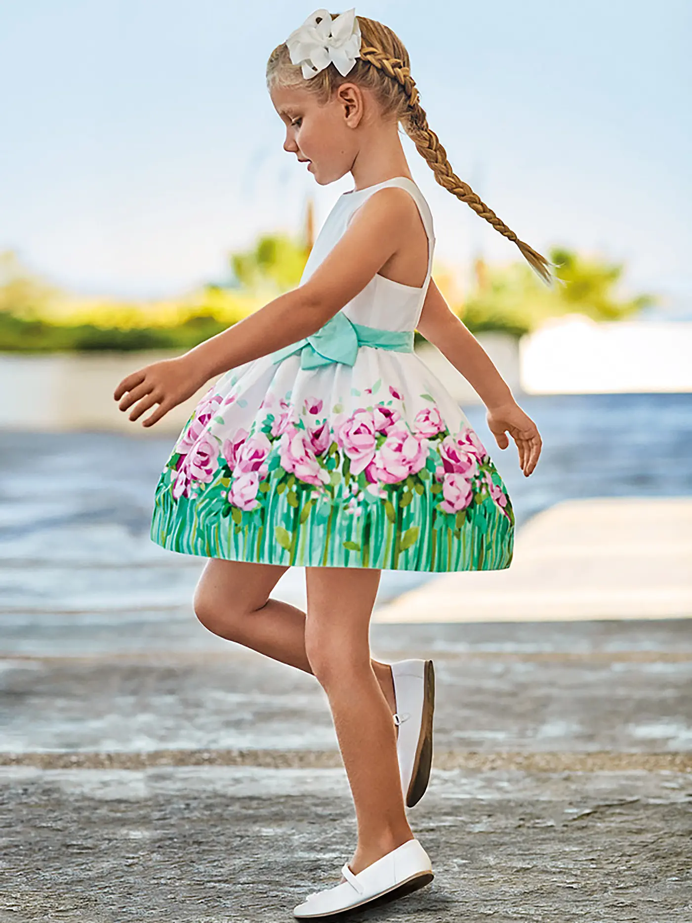 MAYORAL | Mädchen Kleid | weiss