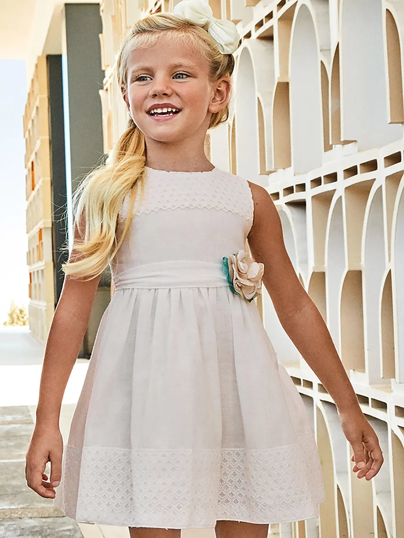 MAYORAL | Mädchen Kleid | creme
