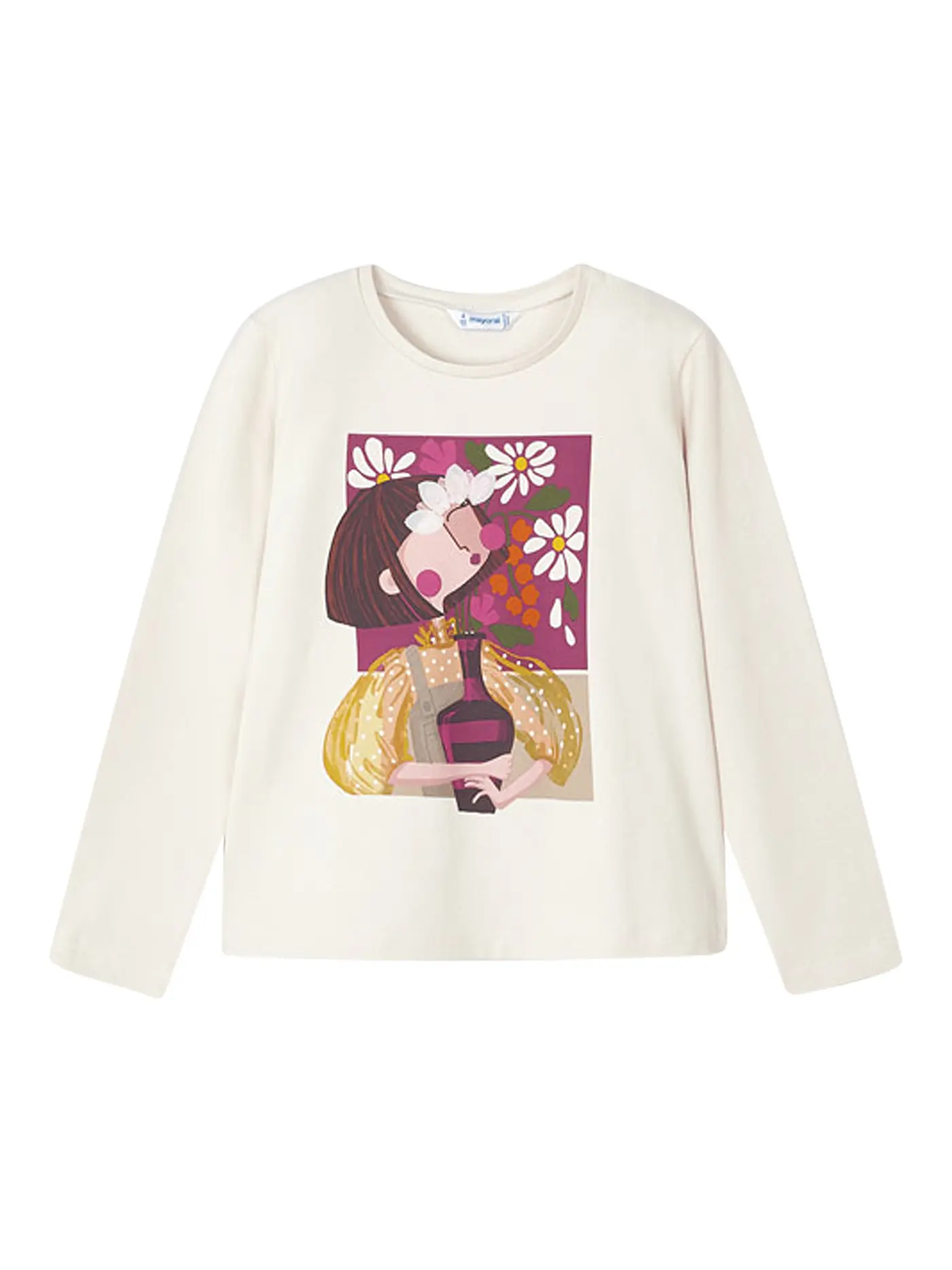 MAYORAL | Mädchen Langarmshirt | creme
