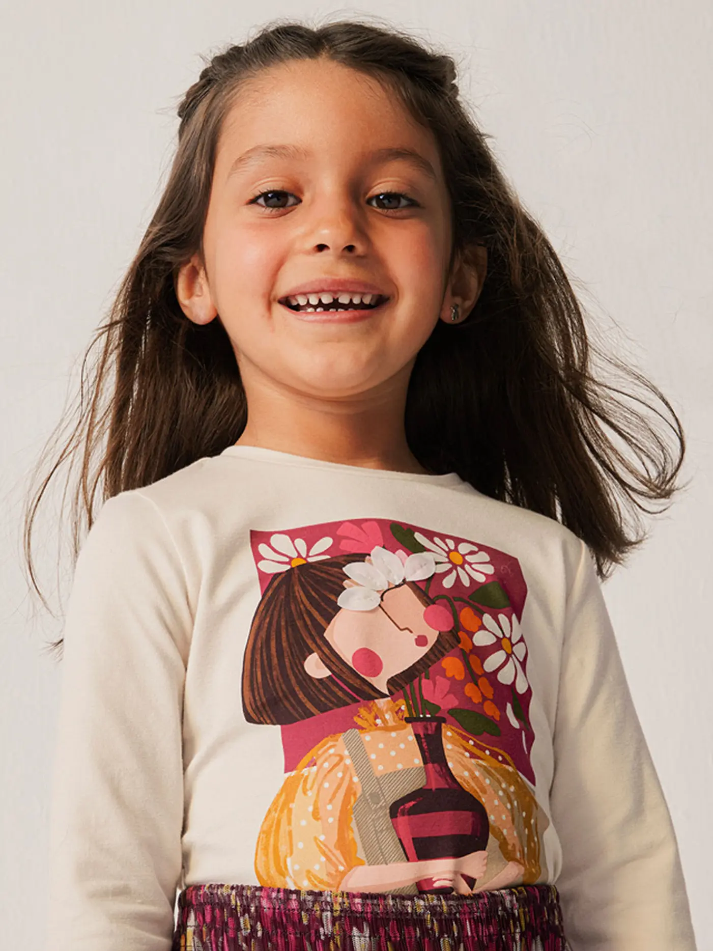 MAYORAL | Mädchen Langarmshirt | creme