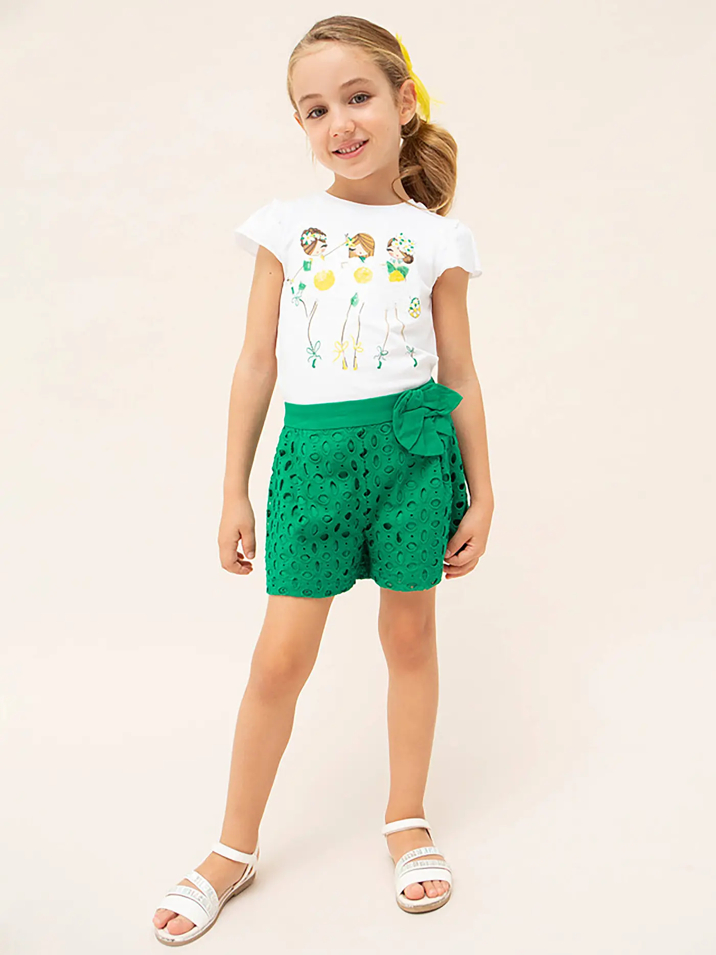 MAYORAL | Mädchen Shorts | grün