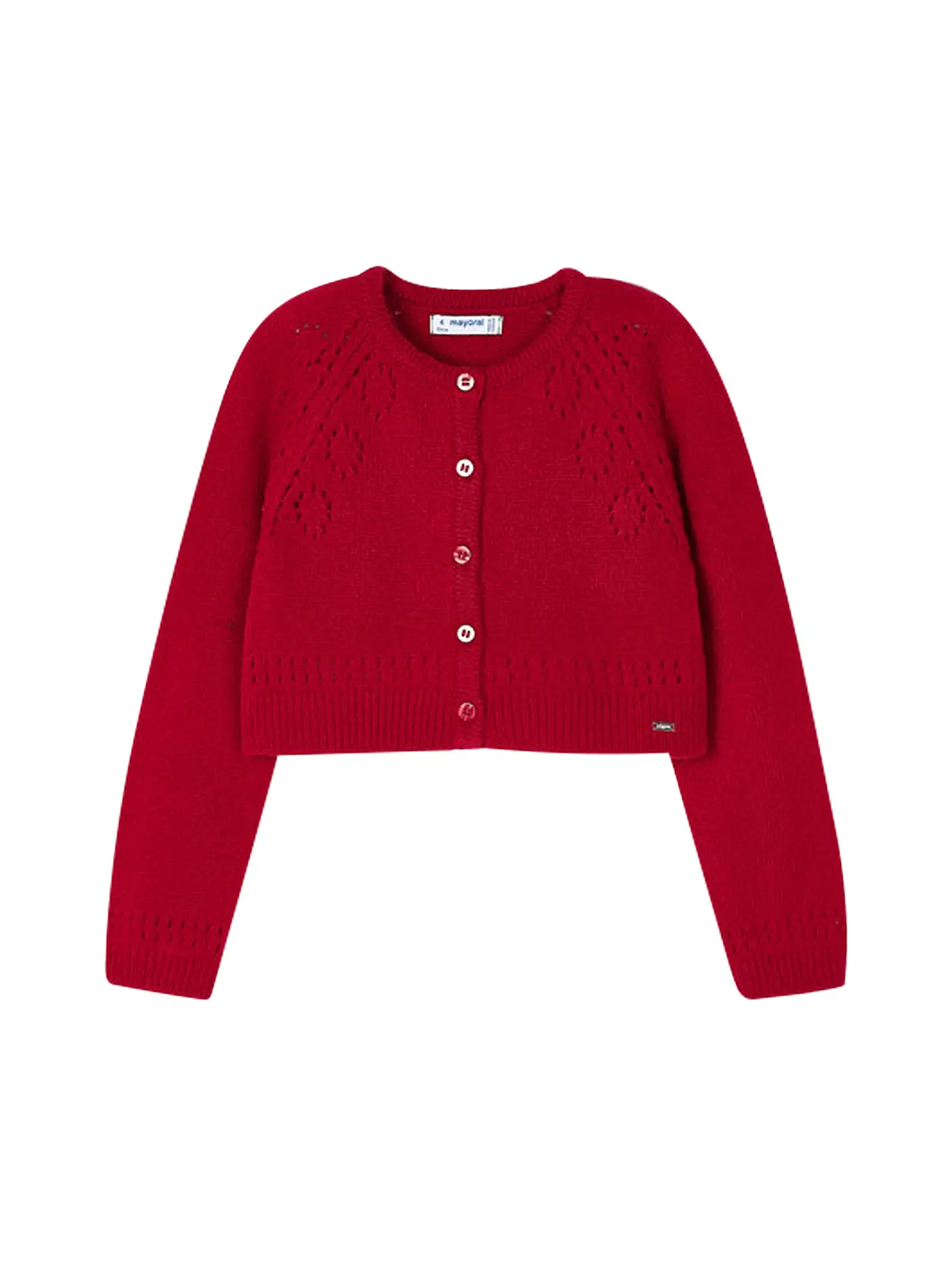 MAYORAL | Mädchen Strickjacke | rot