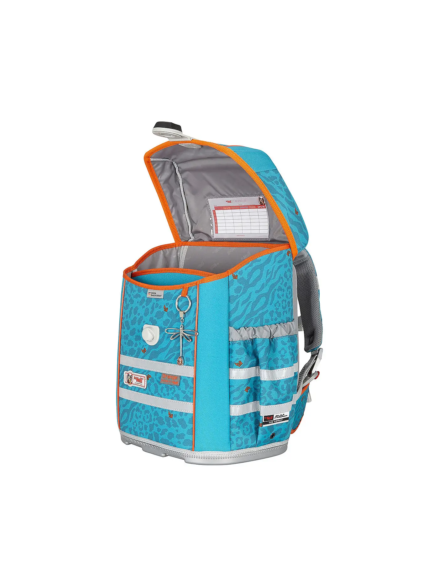 MC NEILL | Schultaschen Set 4tlg Mc Addy Ergo Mac Orange | blau