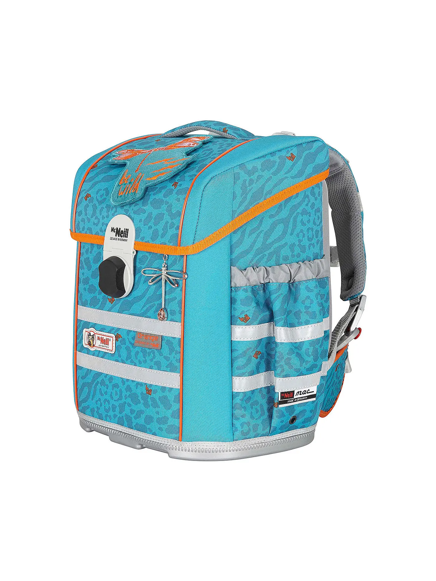 MC NEILL | Schultaschen Set 4tlg Mc Addy Ergo Mac Orange | blau