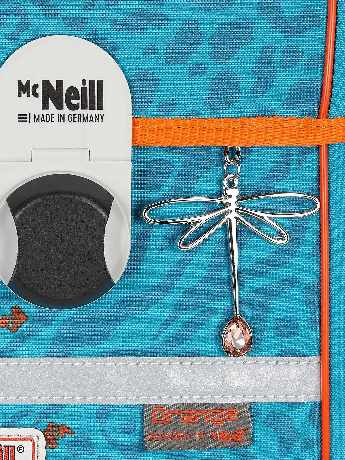 MC NEILL | Schultaschen Set 4tlg Mc Addy Ergo Mac Orange | blau