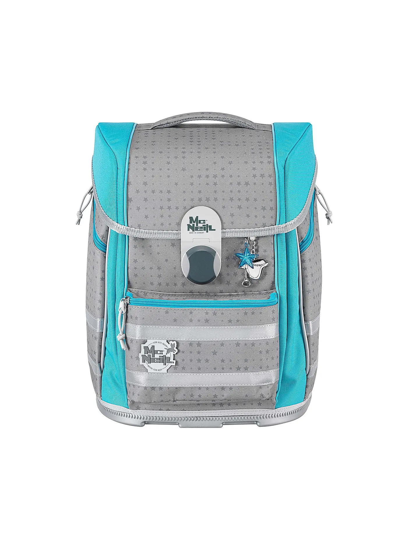 MC NEILL | Schultaschen Set Biggy 5tlg Star | grau