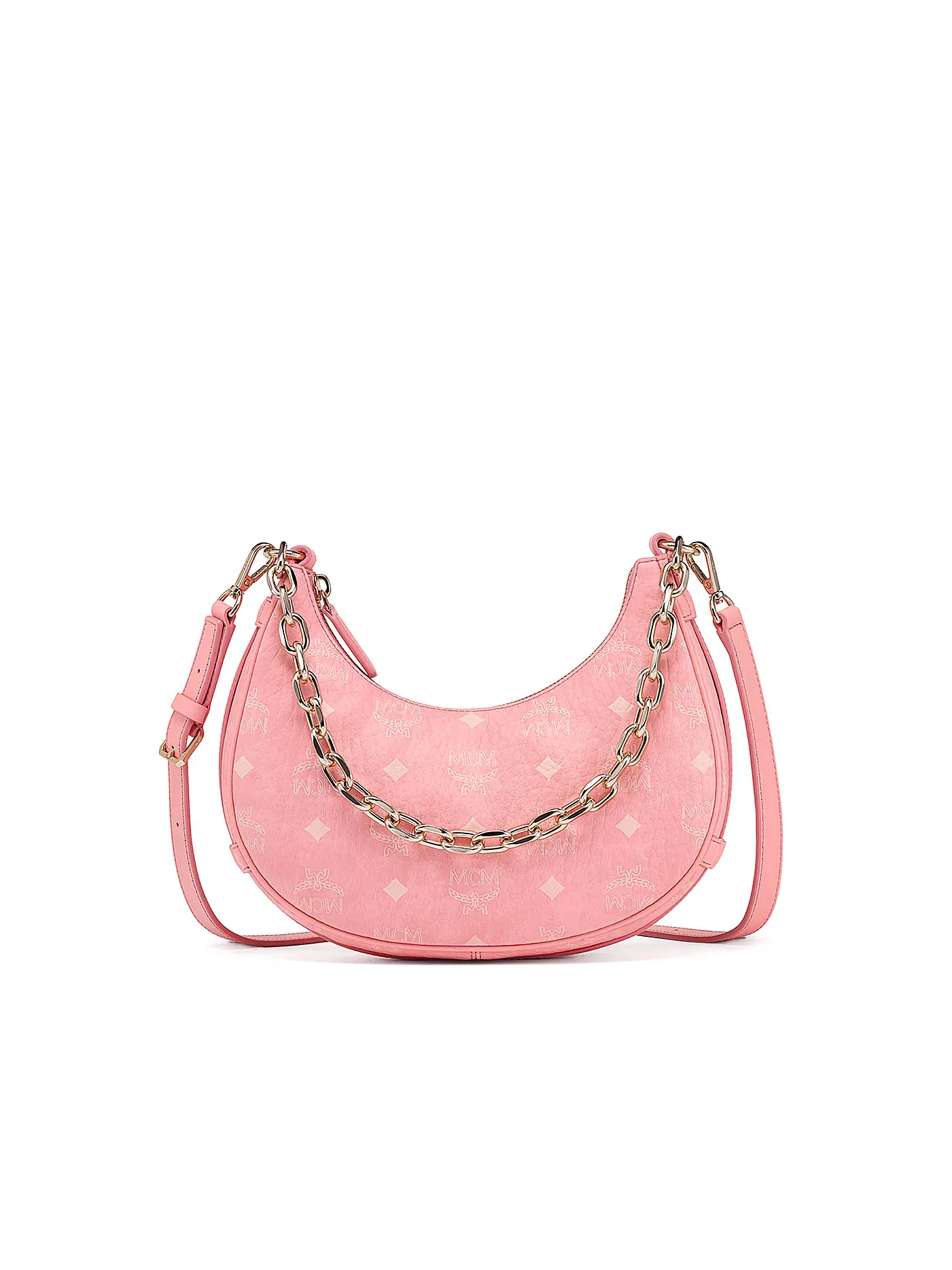 MCM | Ledertasche - Hobo Bag AREN Small | rosa