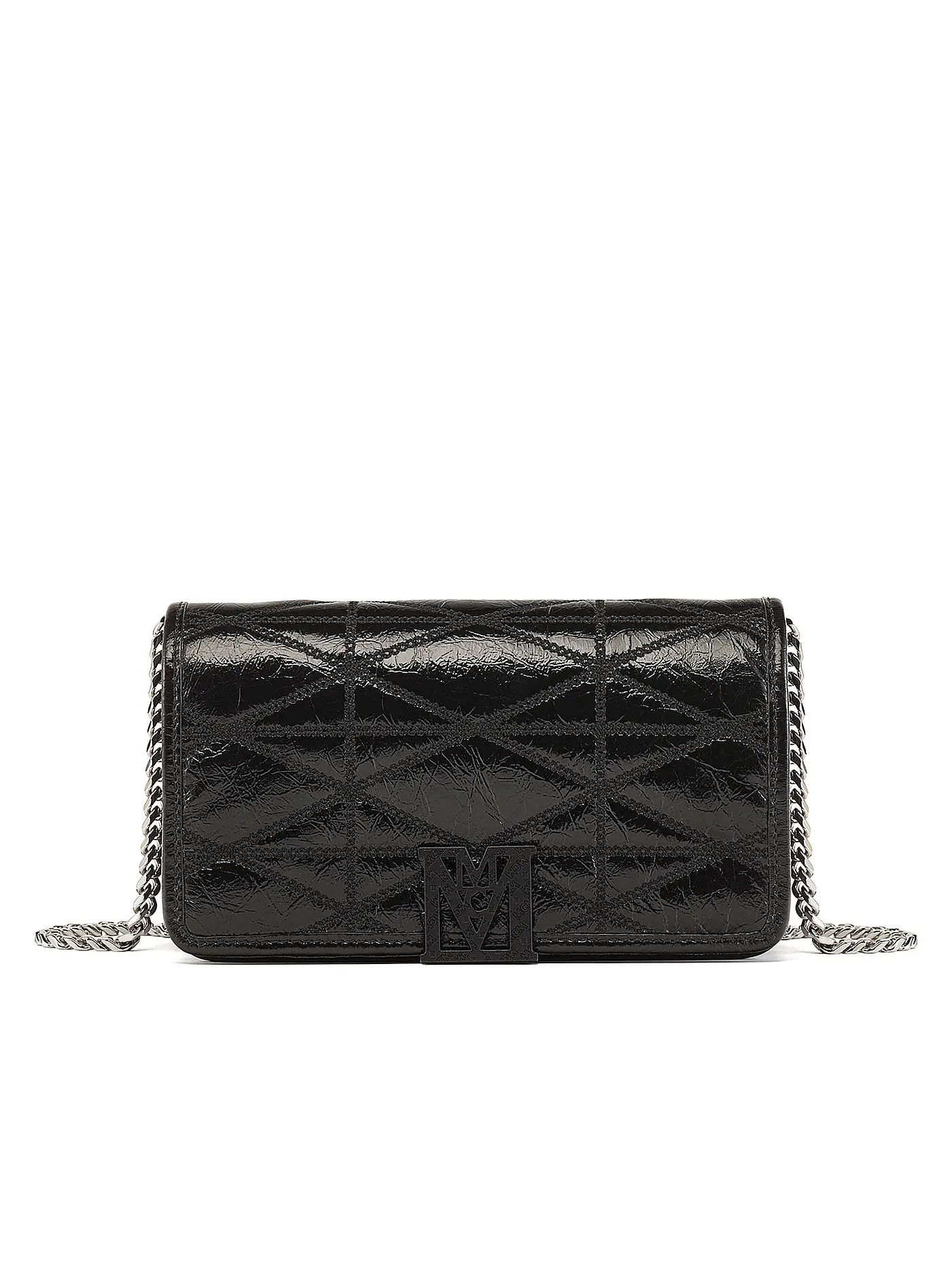 MCM | Ledertasche - Mini Bag TRAVIA | schwarz