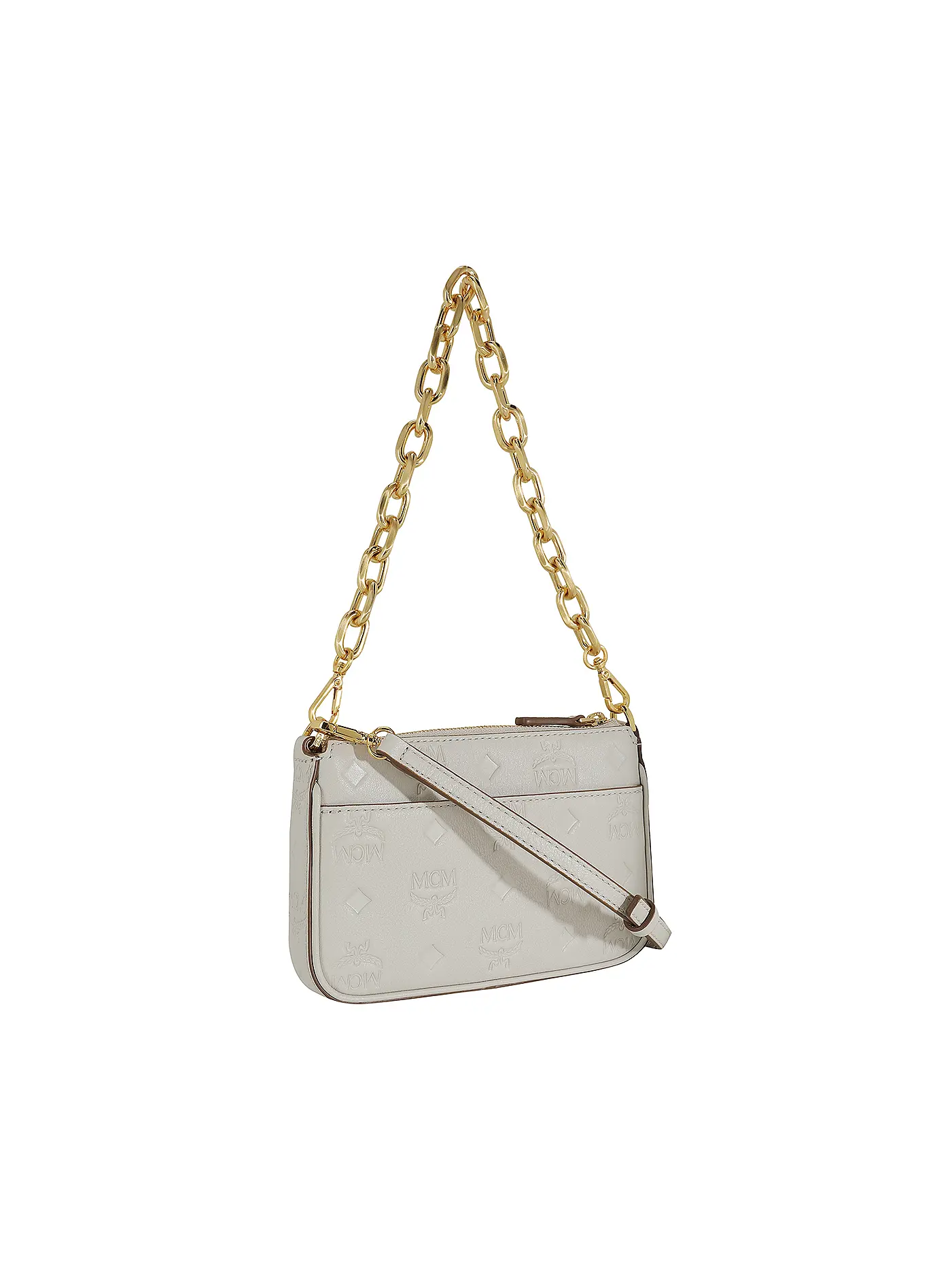 MCM | Ledertasche - Pouch AREN Mini | creme